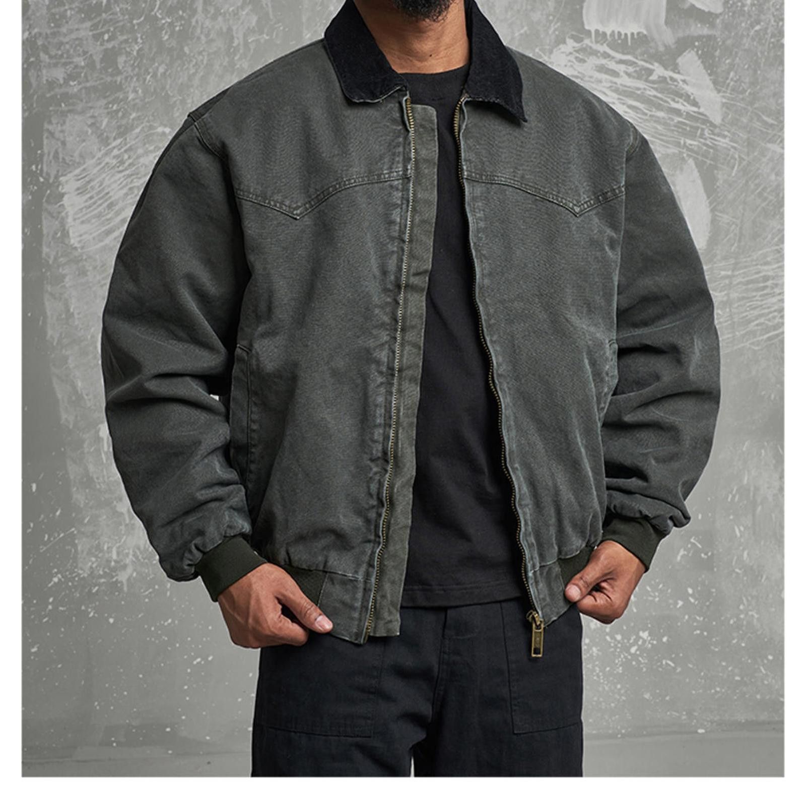 Other Gray Washed Workwear Jacket - Gray Size US M / EU 48-50 / 2 - 1 Thumbnail
