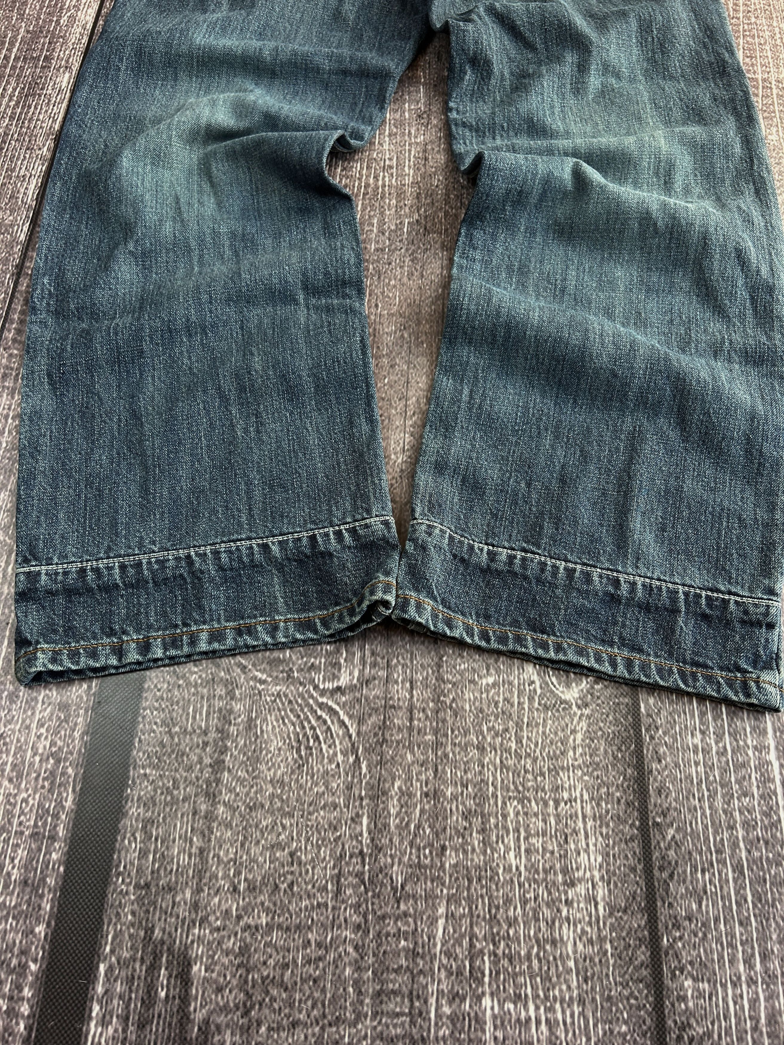 Vintage Y2K Animal Denim Jeans Wide Leg Vintage Logo Back Streetwear Size US 30 / EU 46 - 7 Thumbnail