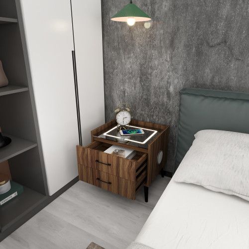 Designer × Homemade Smart Nightstand, End Table with Charging Station Wireless a Size US L / EU 52-54 / 3 - 8 Thumbnail