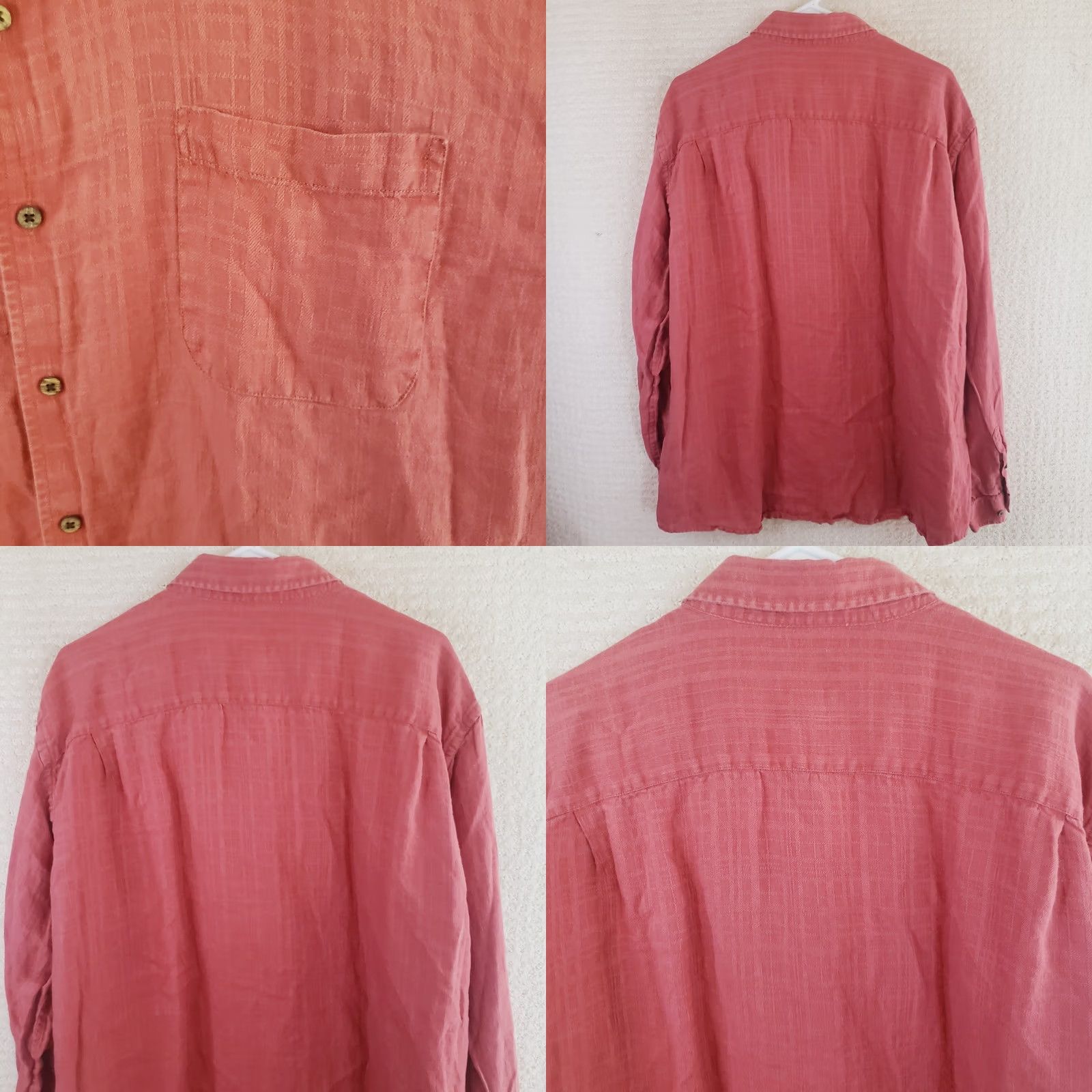 Jos. A. Bank Jos. A. Bank Button-Up 100% Linen Shirt Men’s 2XL Coral Long Sleeves Shirt Mens 2XL Coral Linen Long Sleeve Button-Up Shirt Beach Classic Size US XXL / EU 58 / 5 - 8 Thumbnail