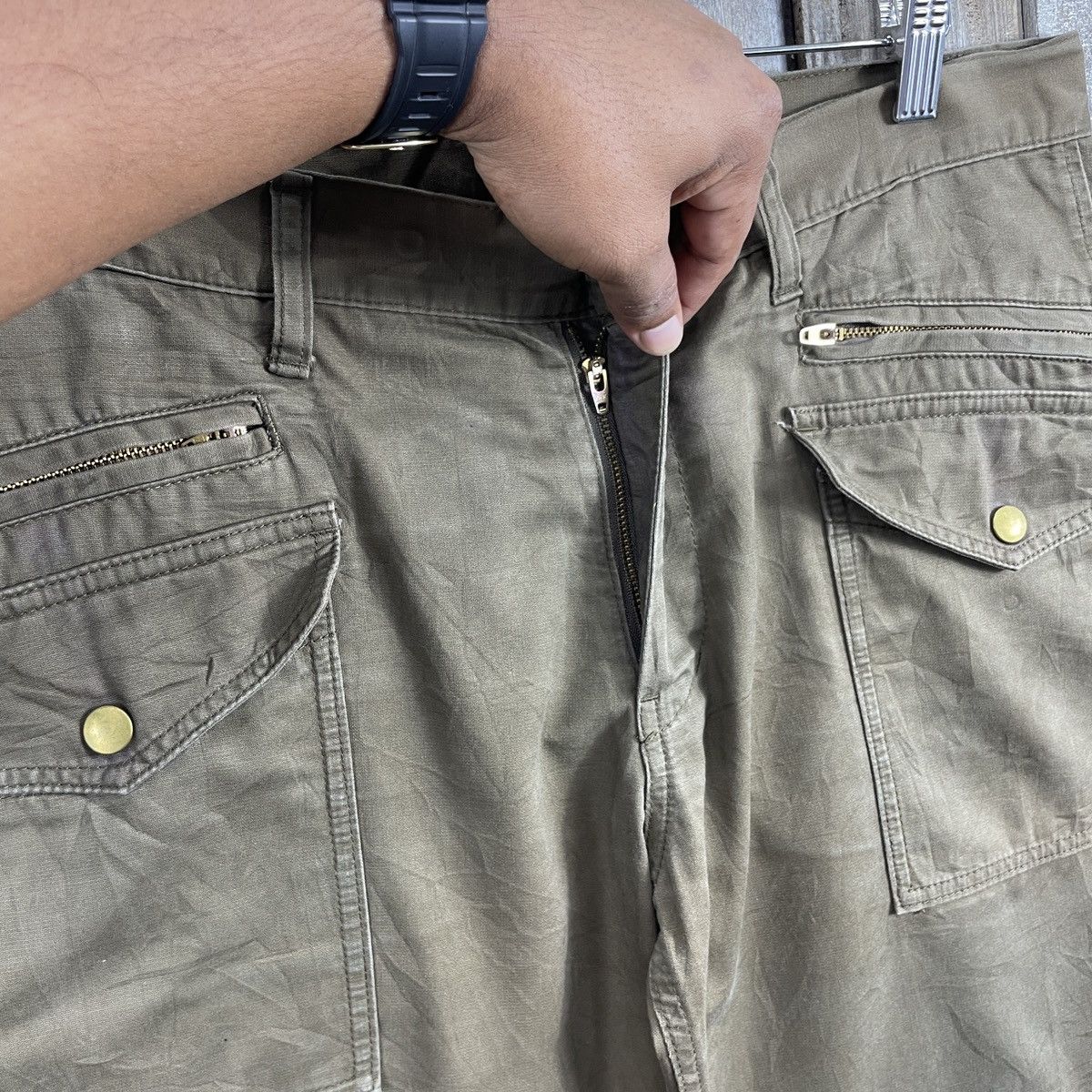 Journal Standard × Vintage Vintage Journal Standard Faded Cargo Bush Pants Size US 35 - 10 Thumbnail