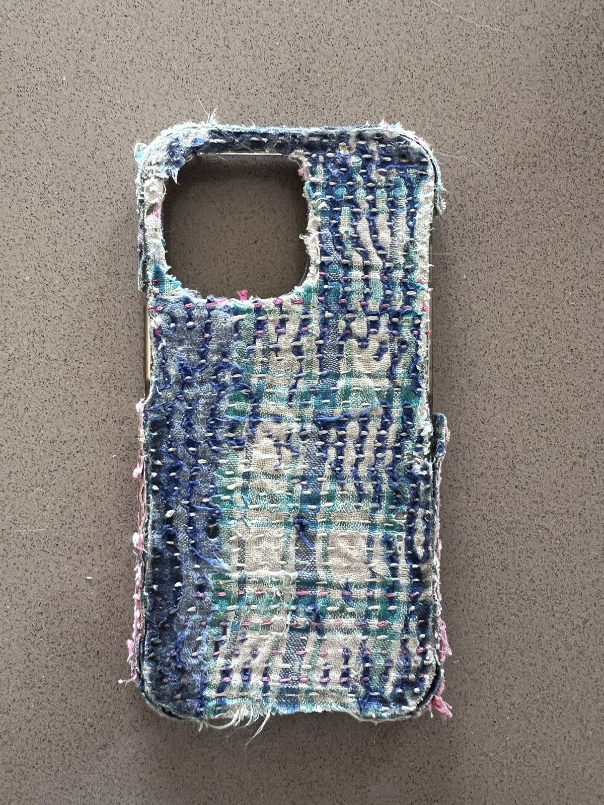 image of Ends Repair Ends.rp “Boro” Iphone 13 Pro Phone Case in Blue, Men's