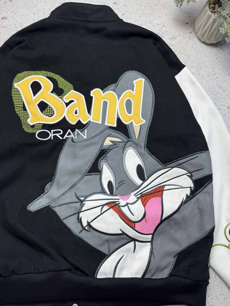 Japanese Brand × NBA Band Oran Bugs Bunny Racing Jacket Nascar F1 M Black Unisex Size US M / EU 48-50 / 2 - 14 Thumbnail