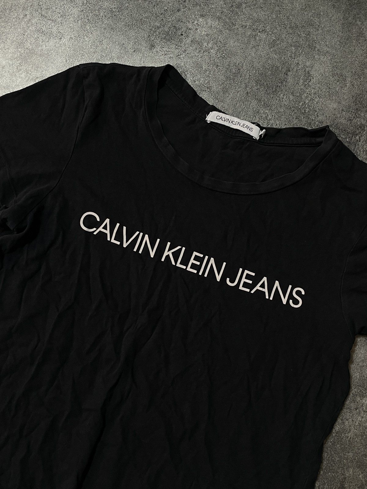 Calvin Klein 🔥Offers🔥Calvin Klein Jeans Tee Spellout Hype Size S / US 4 / IT 40 - 2 Thumbnail