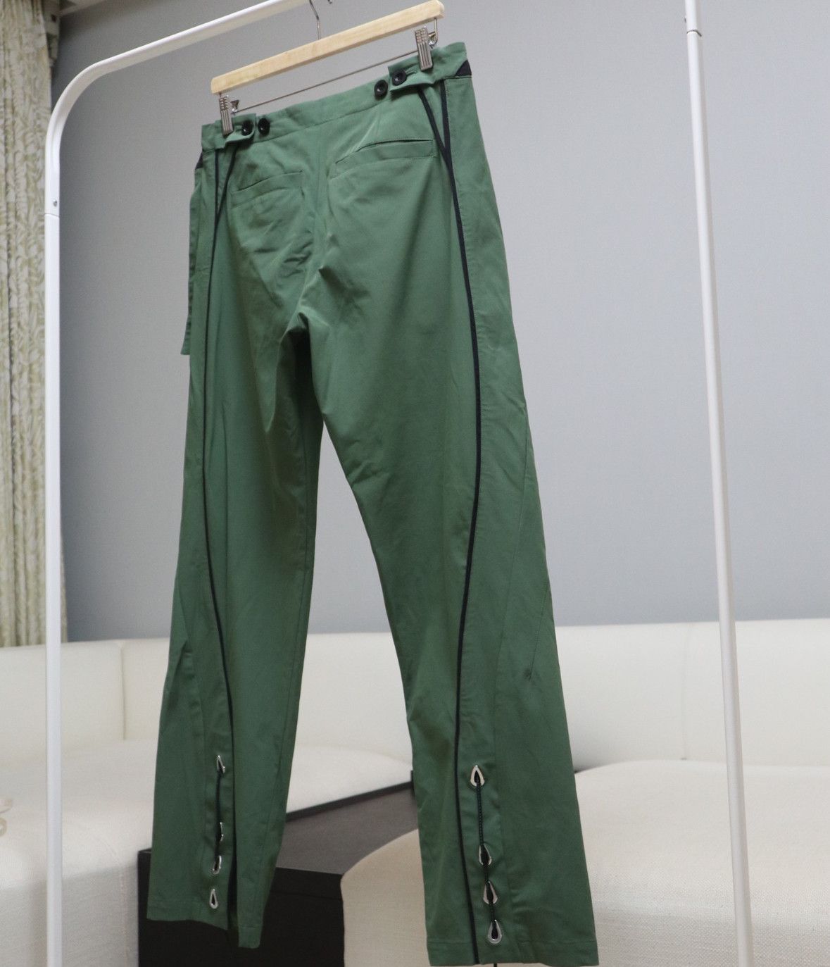 Kiko Kostadinov KIKO KOSTADINOV 21FW show Harkman green pants | Grailed