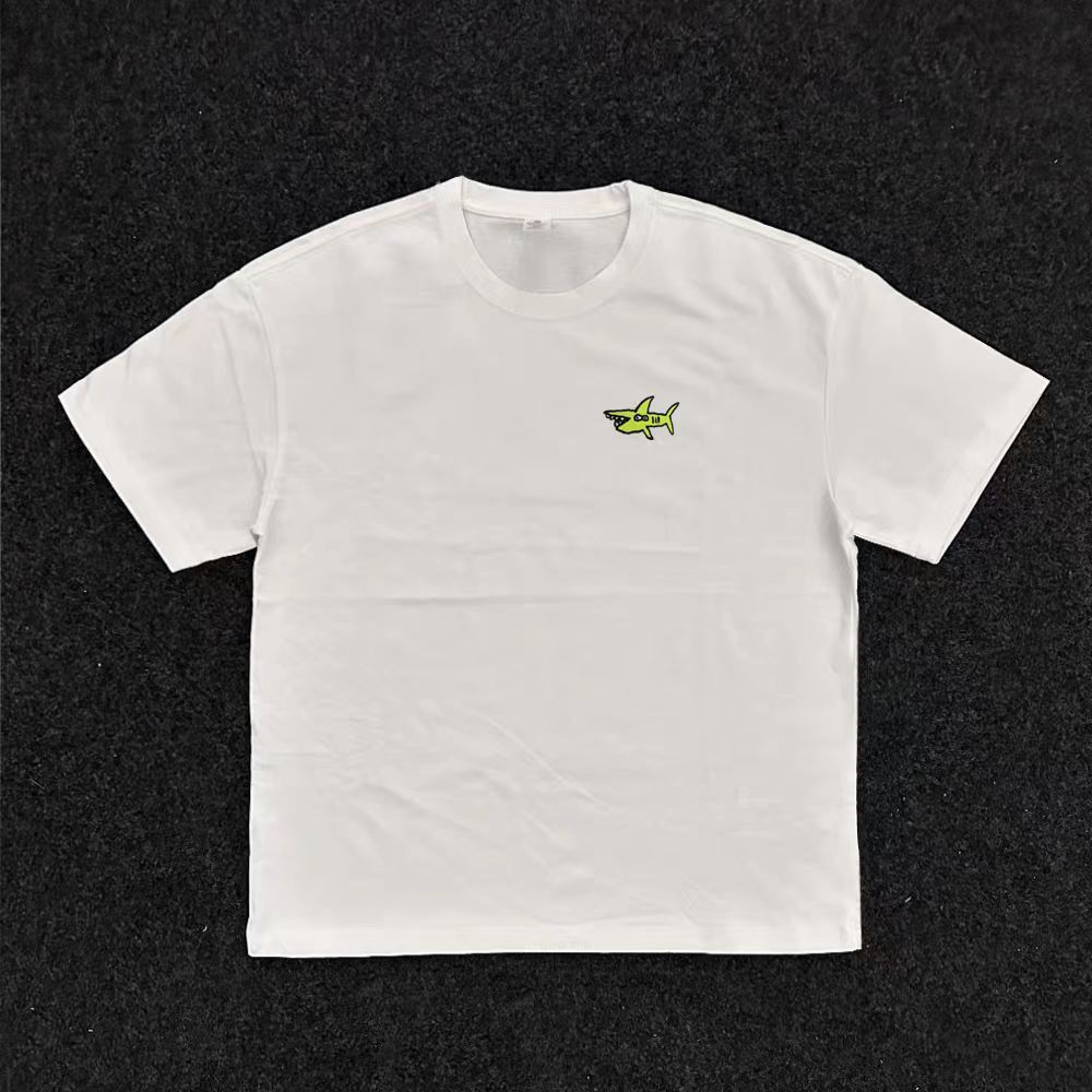 Vintage Shark pattern casual vintage cotton t-shirt Size US M / EU 48-50 / 2 - 2 Thumbnail