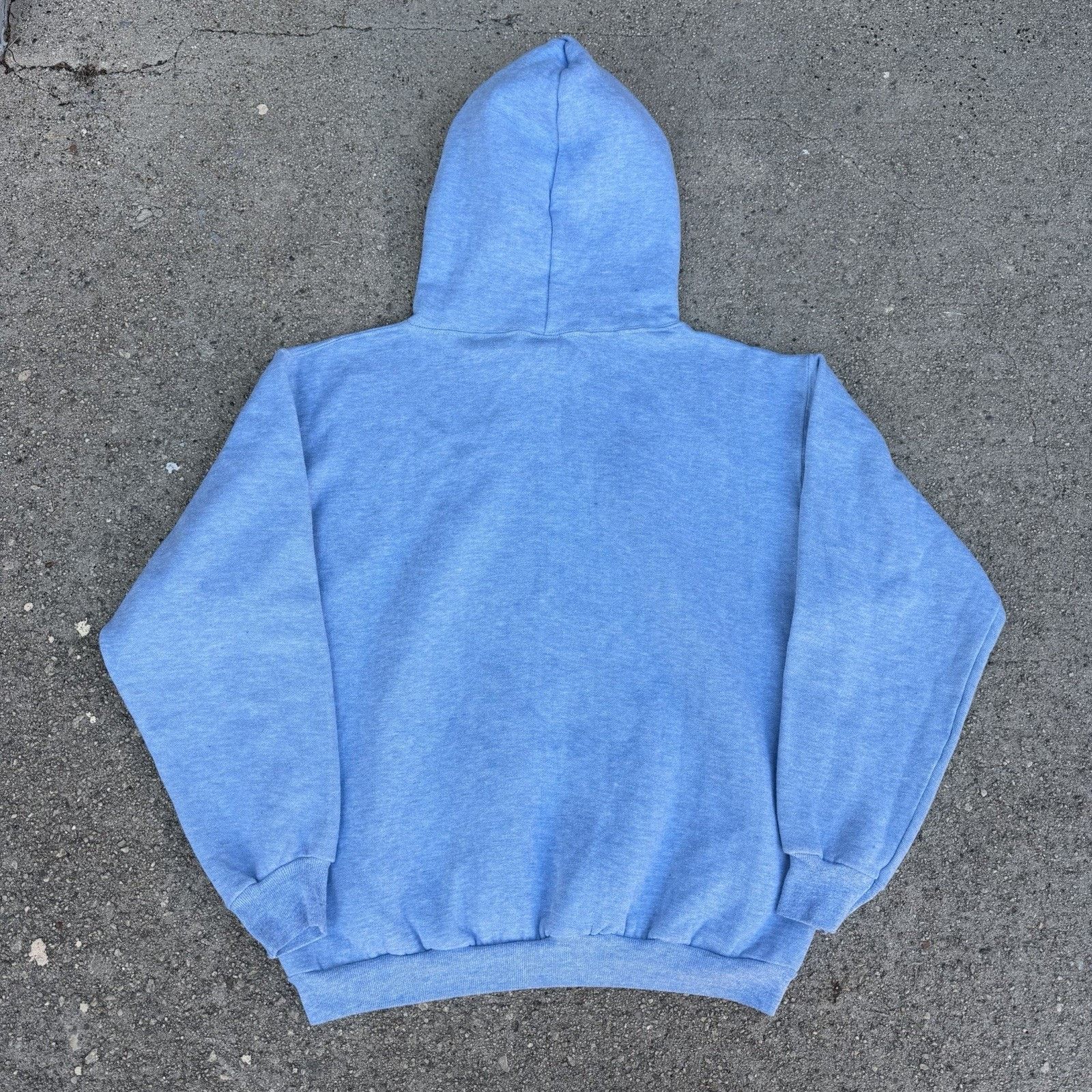 Hypebeast × Russell Athletic × Vintage Vintage 70s Russell Athletic Blue Hoodie Sz L Made In USA Size US L / EU 52-54 / 3 - 2 Thumbnail