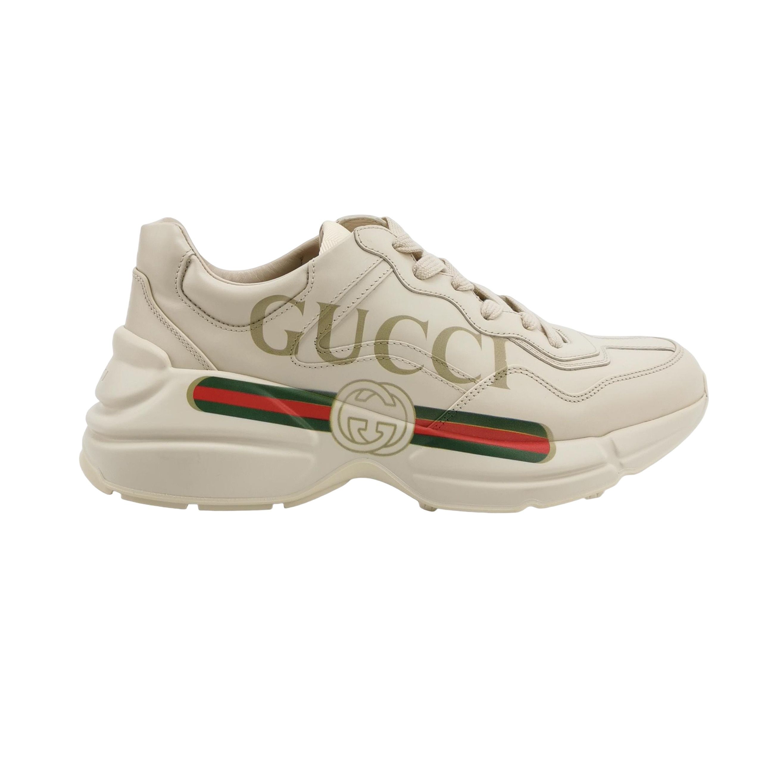 Gucci Gucci Rhyton Logo Print Sneakers Size 40 Size US 7 / EU 40 - 1 Thumbnail