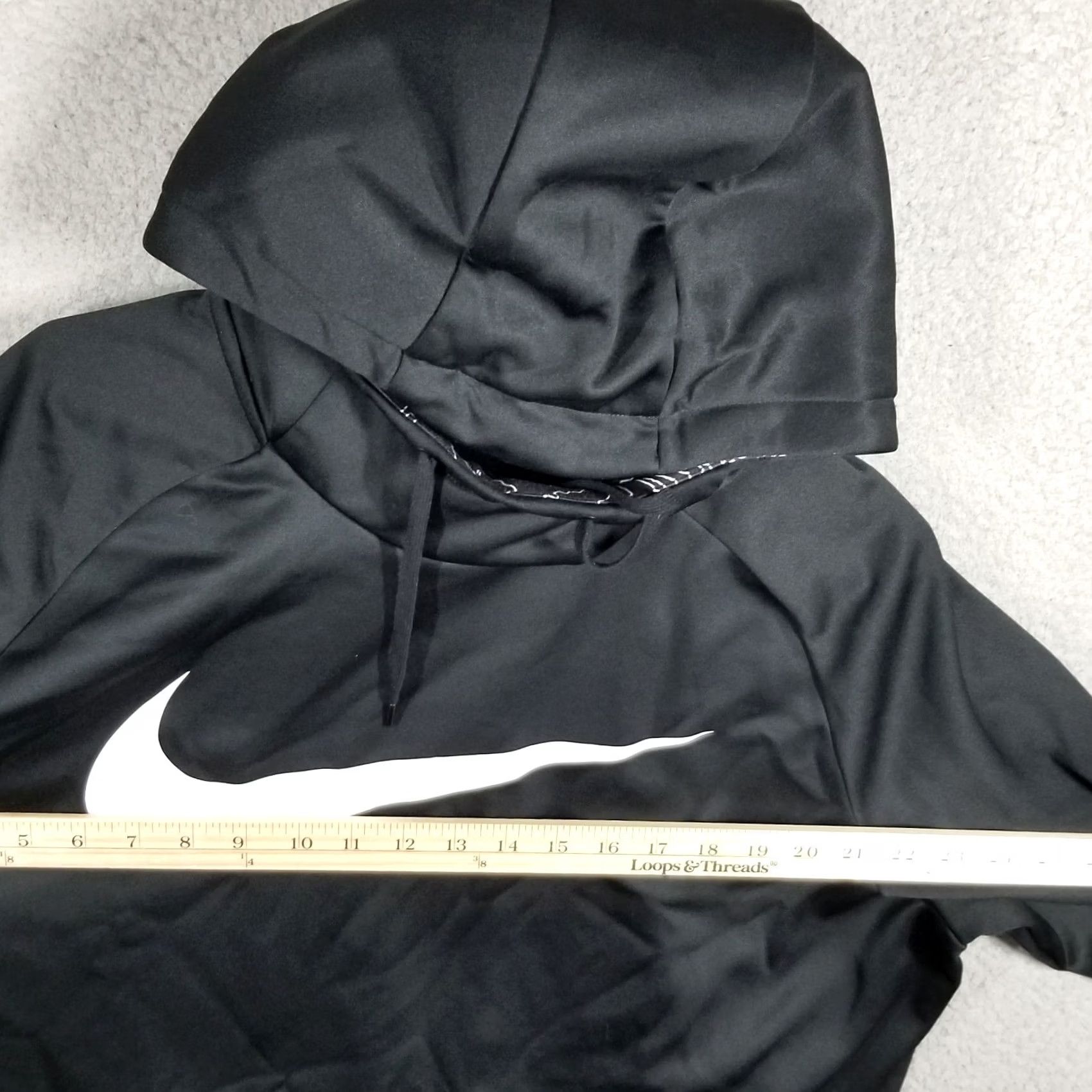 Nike Nike Dri-Fit Hoodie Men XXL Black Big Swoosh Hooded Topo 904923-010 Size US XXL / EU 58 / 5 - 5 Thumbnail