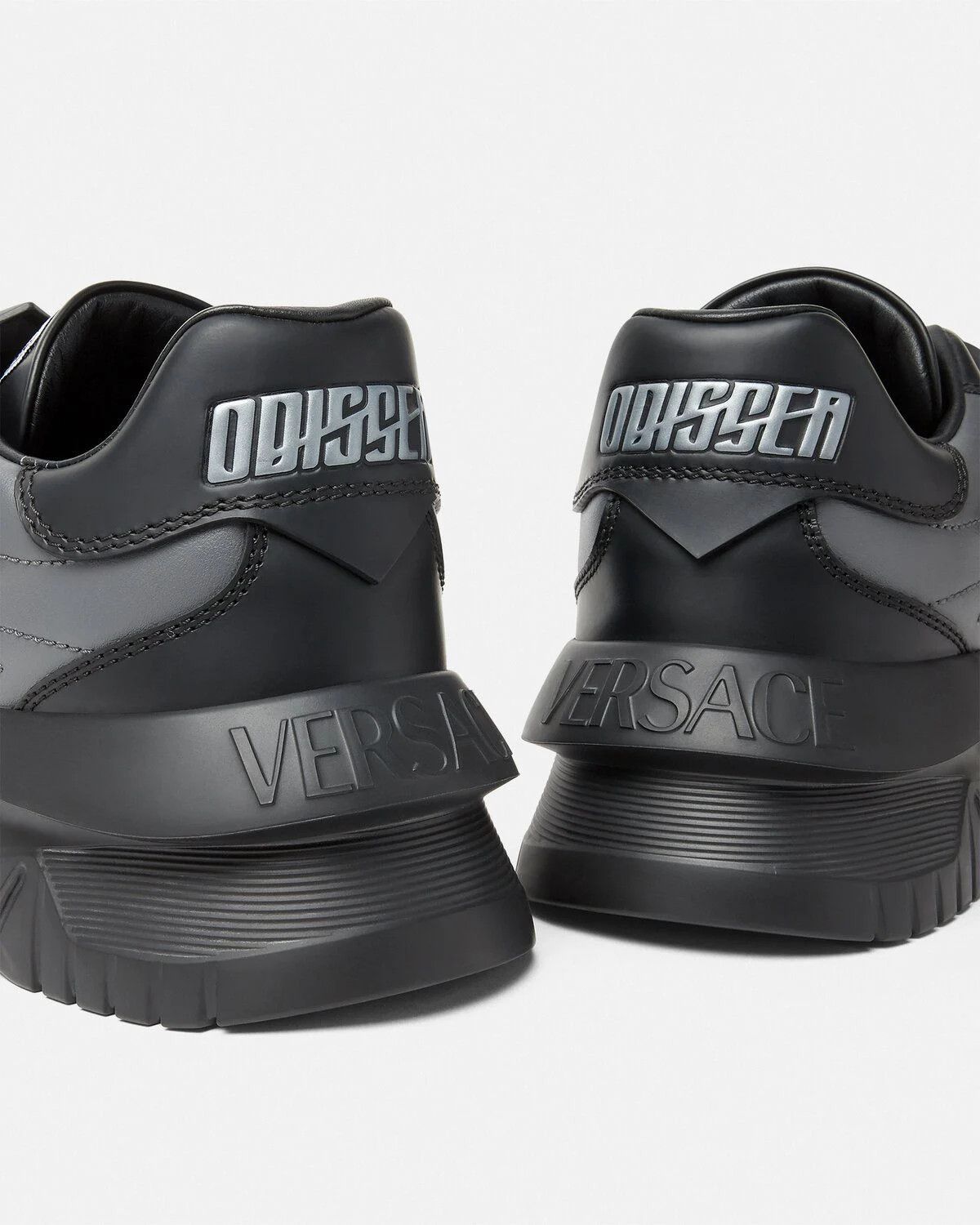 Versace o1s22i1n1224 Odissea Two-Tone Smooth Leather Sneakers Size US 8 / EU 41 - 6 Thumbnail