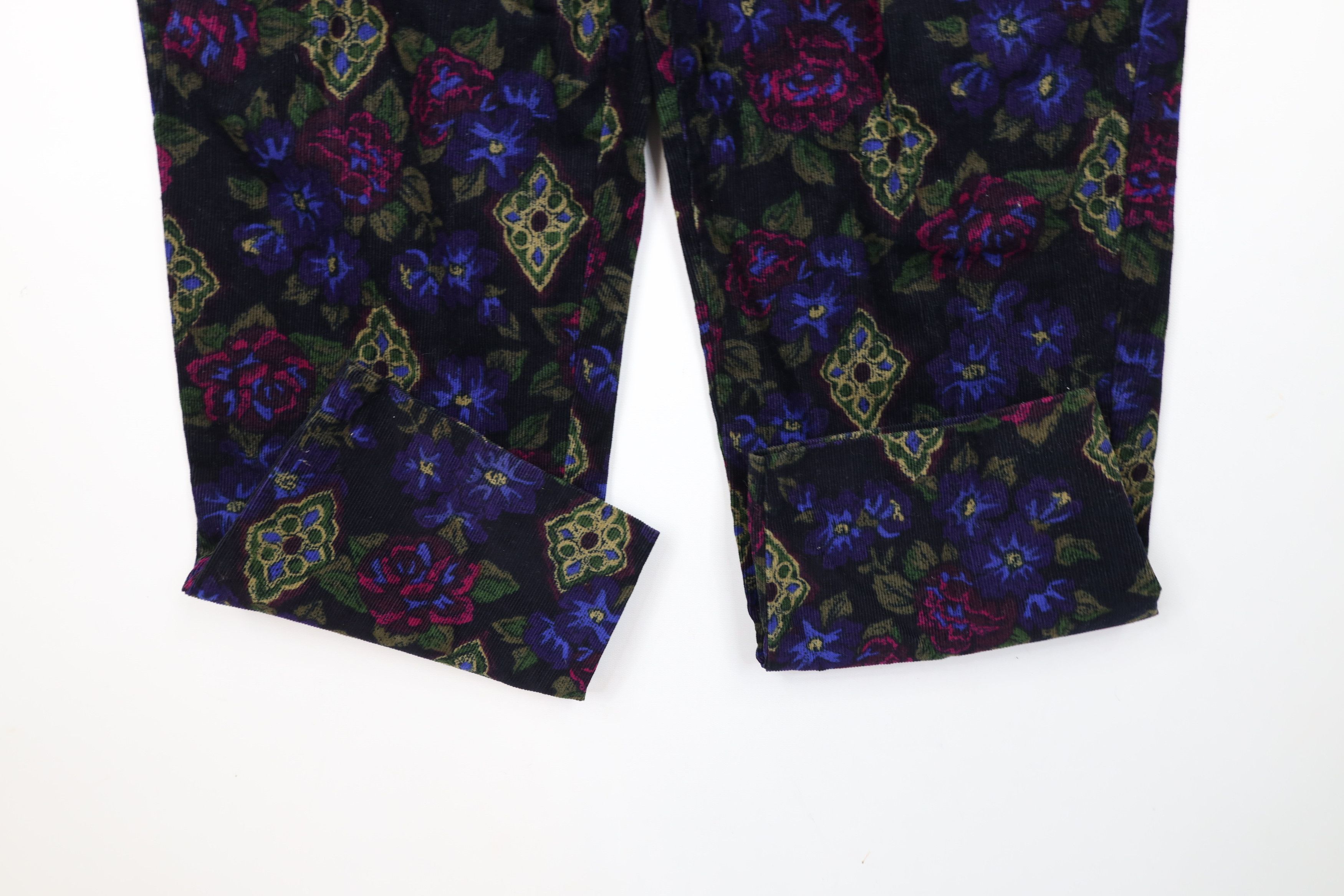 Vintage Vintage 90s Streetwear All Over Print Corduroy Pants USA Size 40" / US 18 - 5 Thumbnail