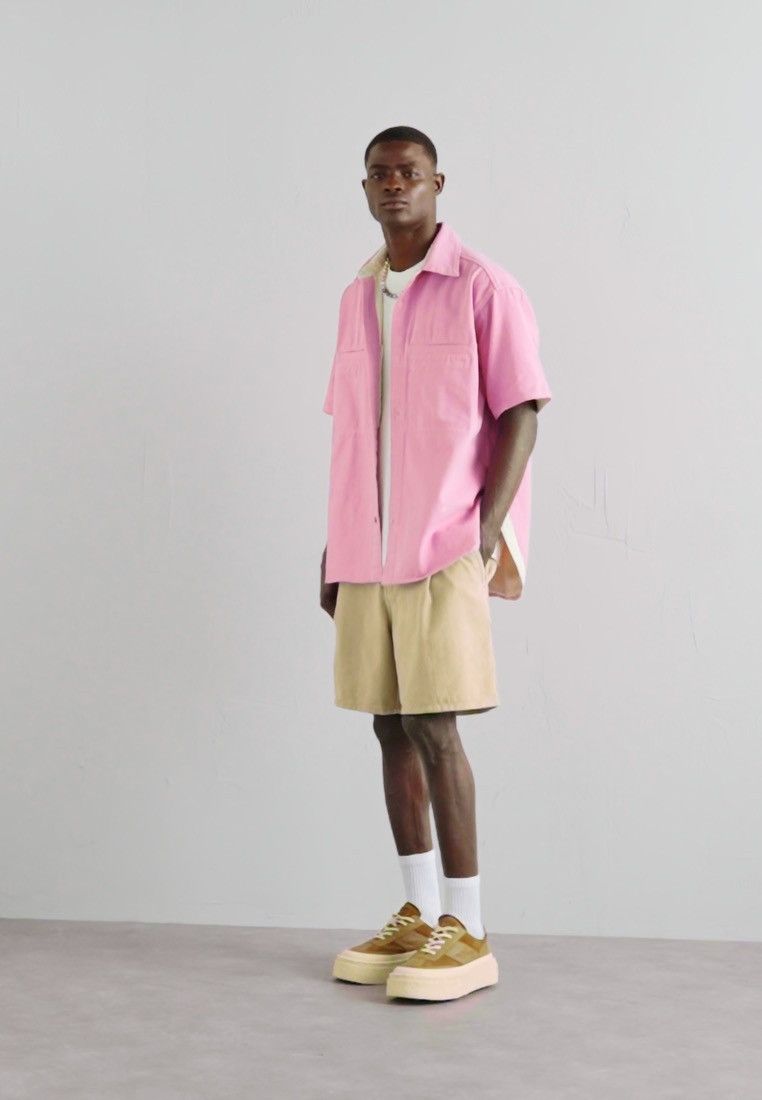 Wooyoungmi !DS! SS23 Wooyoungmi Pink Short Sleeve Boxy Shirt Size US M / EU 48-50 / 2 - 5 Thumbnail