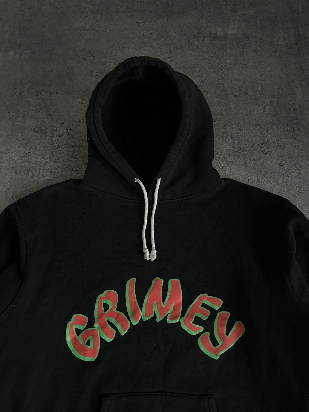 Japanese Brand Grimey Hoodie black y2k print logo boxy rap skate Size US XS / EU 42 / 0 - 5 Thumbnail
