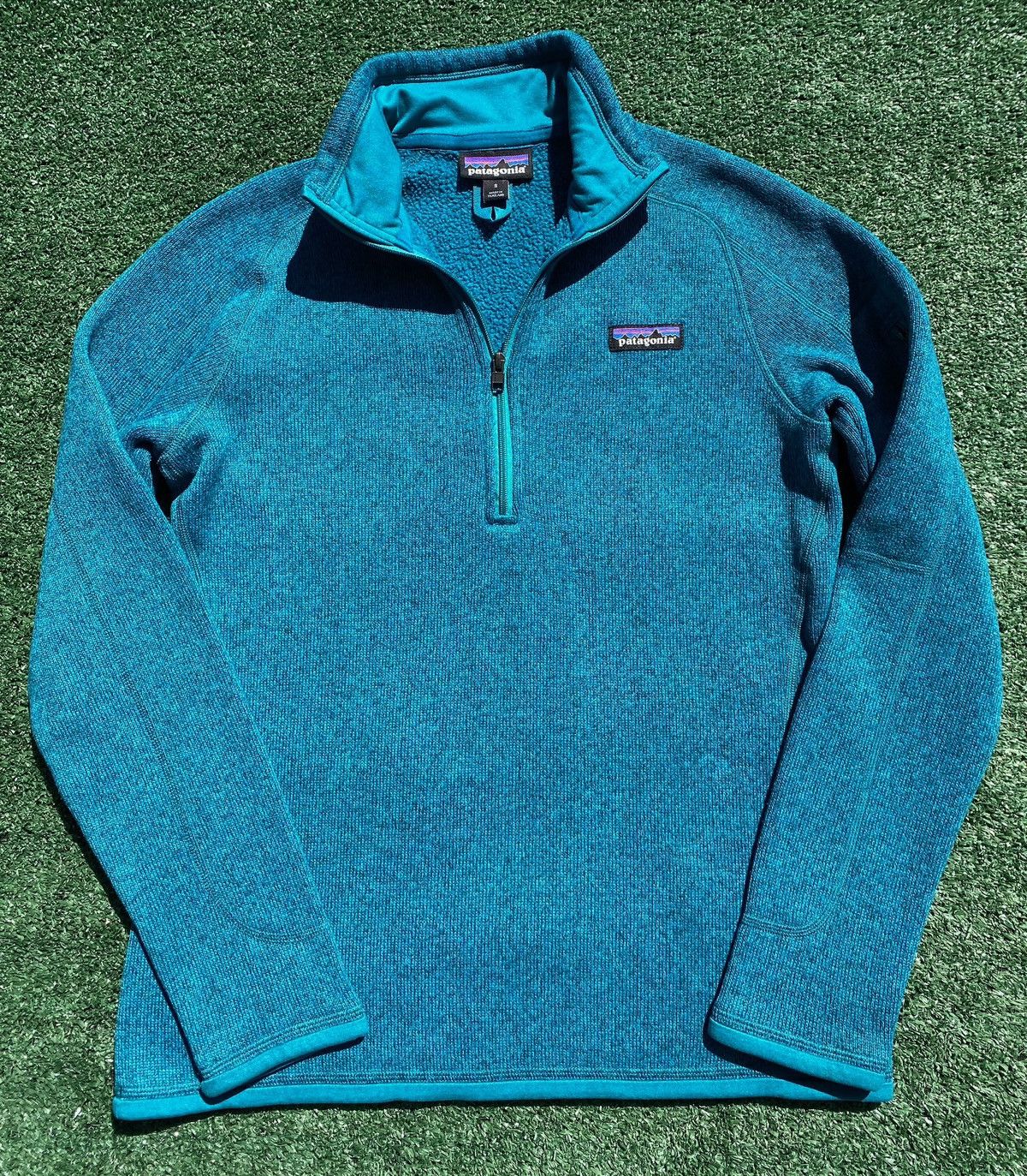 Patagonia Patagonia Better Sweater 1/4 Zip Jacket Teal Blue Small Size S / US 4 / IT 40 - 1 Thumbnail