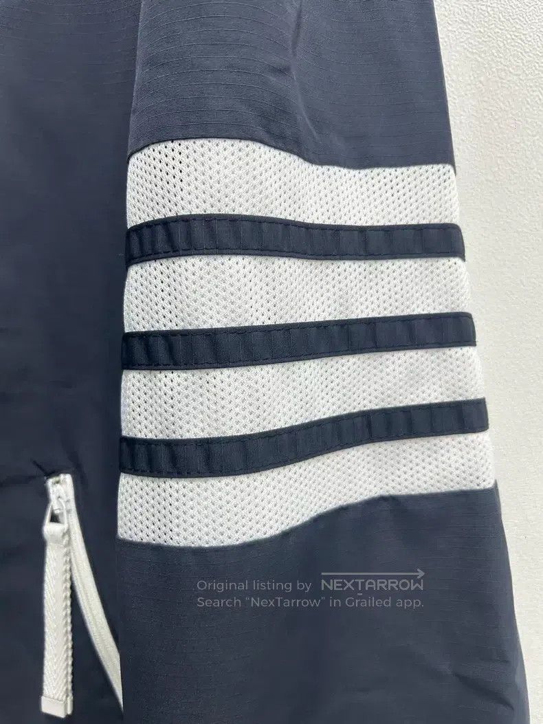 Thom Browne Thom Browne Windproof Top with Ribbed Cuffs, Navy Blue Size US M / EU 48-50 / 2 - 2 Thumbnail