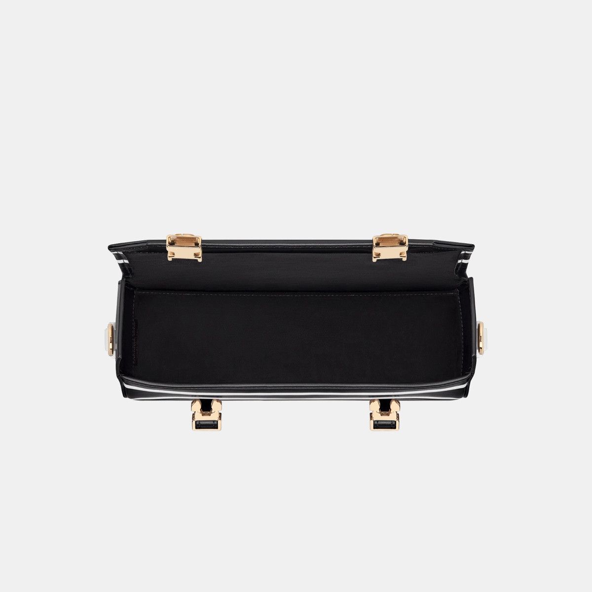 Dior o1bcso1str1124 Size: OS /Small Diorcamp Bag in Black/White Size ONE SIZE - 7 Thumbnail