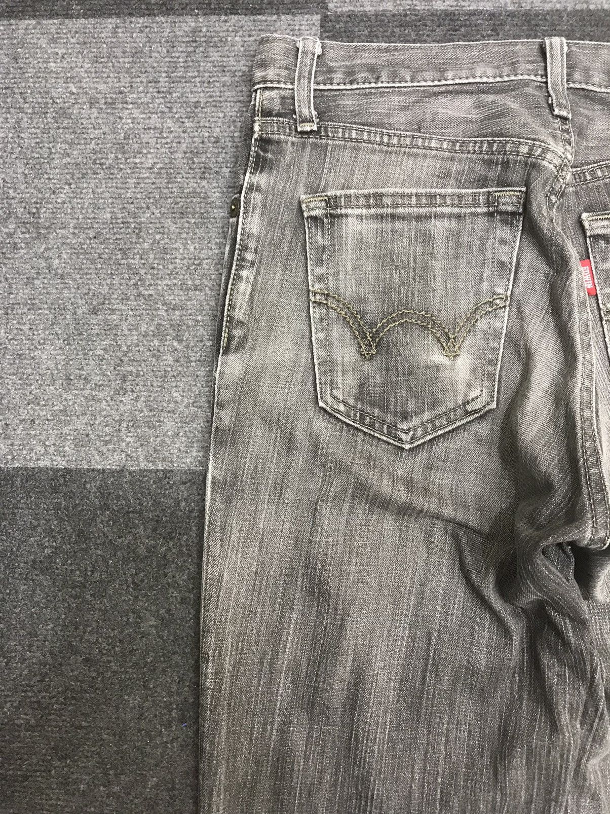 Edwin 💥ARCHIVAL💥EDWIN 503 REGULAR BLACK STONEWASH DENIM F267 Size US 29 - 12 Thumbnail