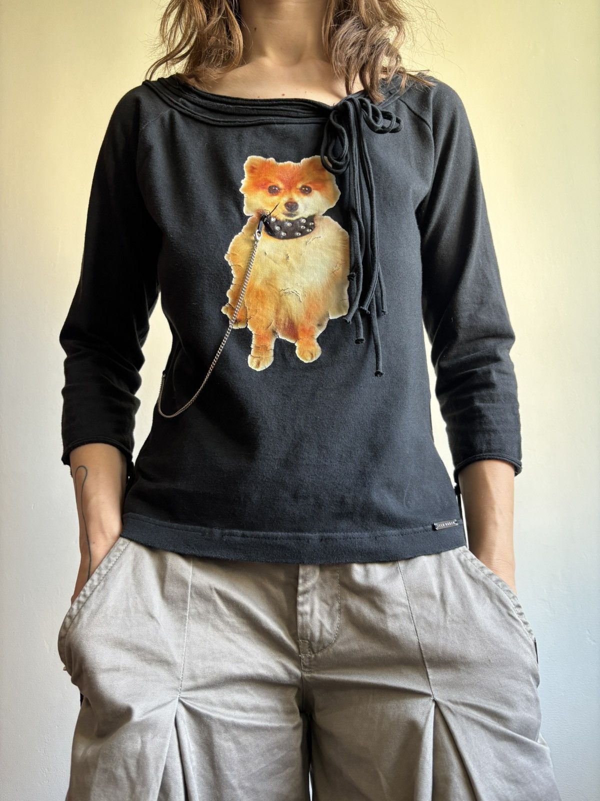 Ted Baker × Vintage Vintage t-shirt dog chain cute cyber y2k Size S / US 4 / IT 40 - 1 Thumbnail