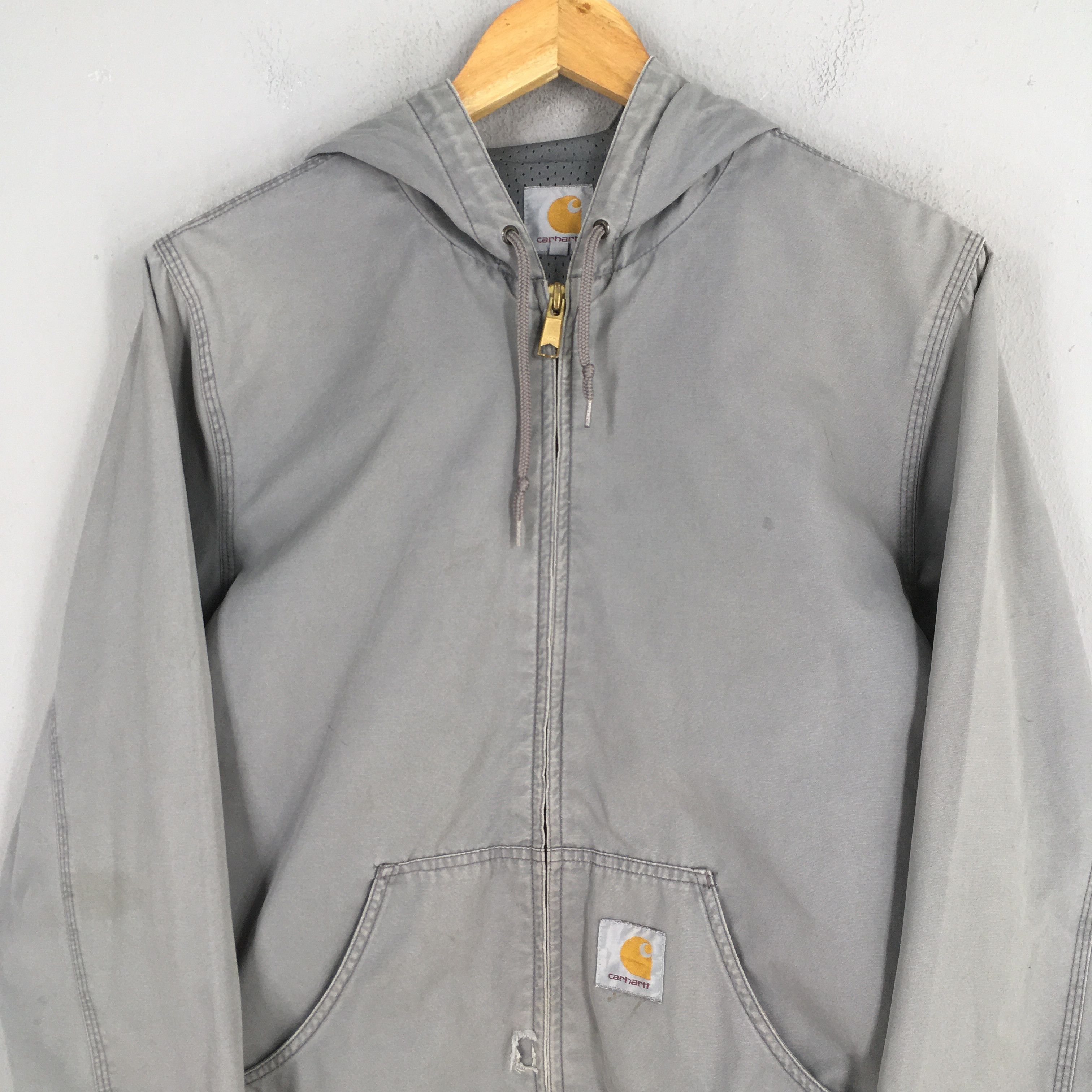 Carhartt Vintage 90s Carhartt Cotton Hoodie Jacket Small Size US S / EU 44-46 / 1 - 2 Thumbnail