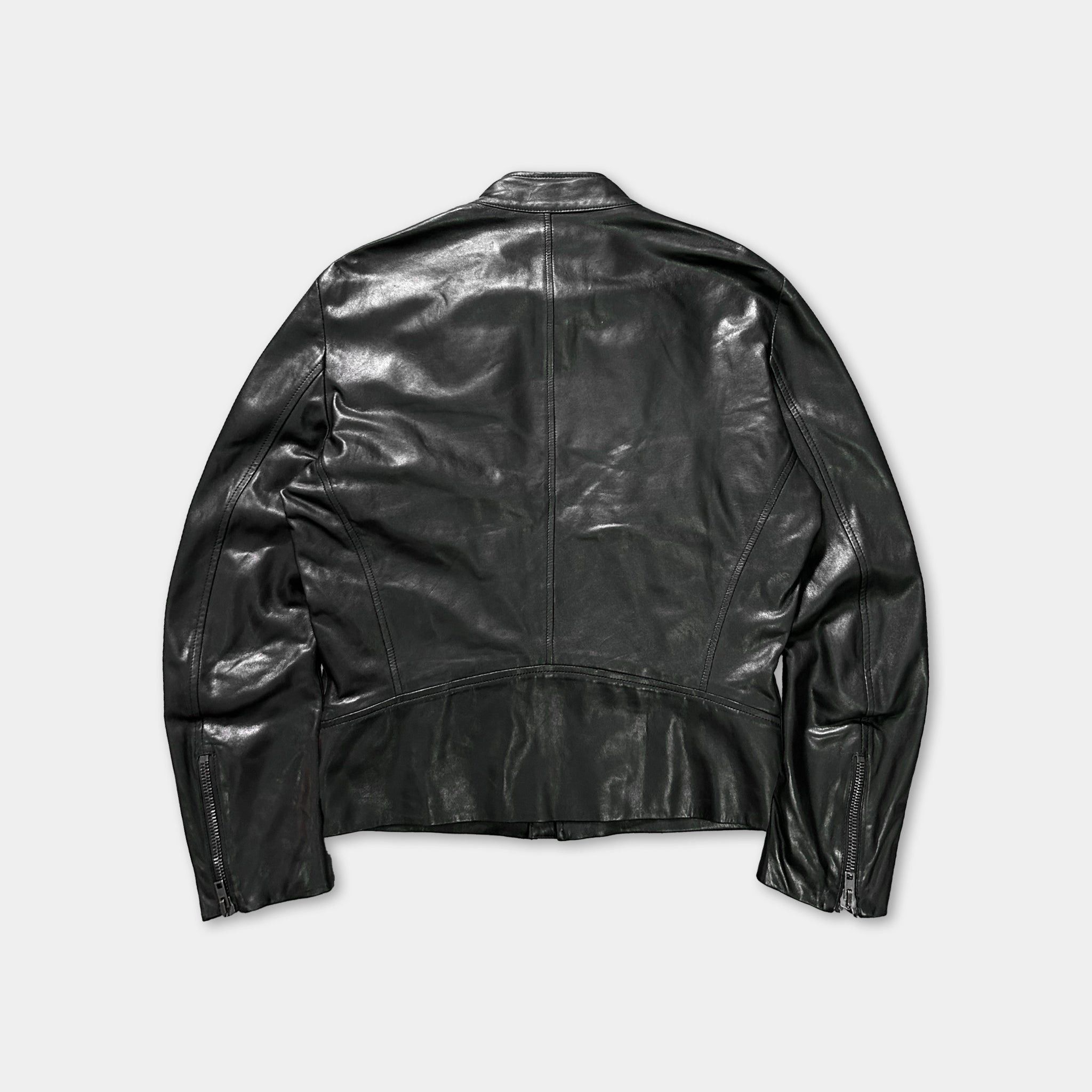 Maison Margiela Maison Martin Margiela 2000's Black Leather Multi Zipper Jac Size US S / EU 44-46 / 1 - 4 Thumbnail