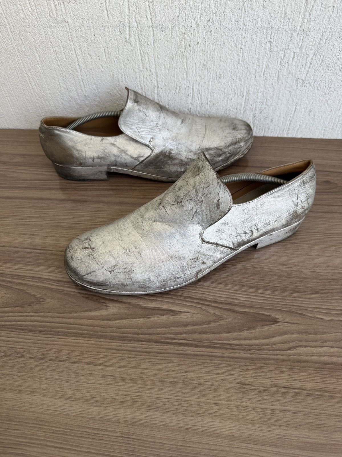 Maison Margiela Extremely rare🔥❗️Distressed painted loafers Size US 9 / EU 42 - 13 Thumbnail