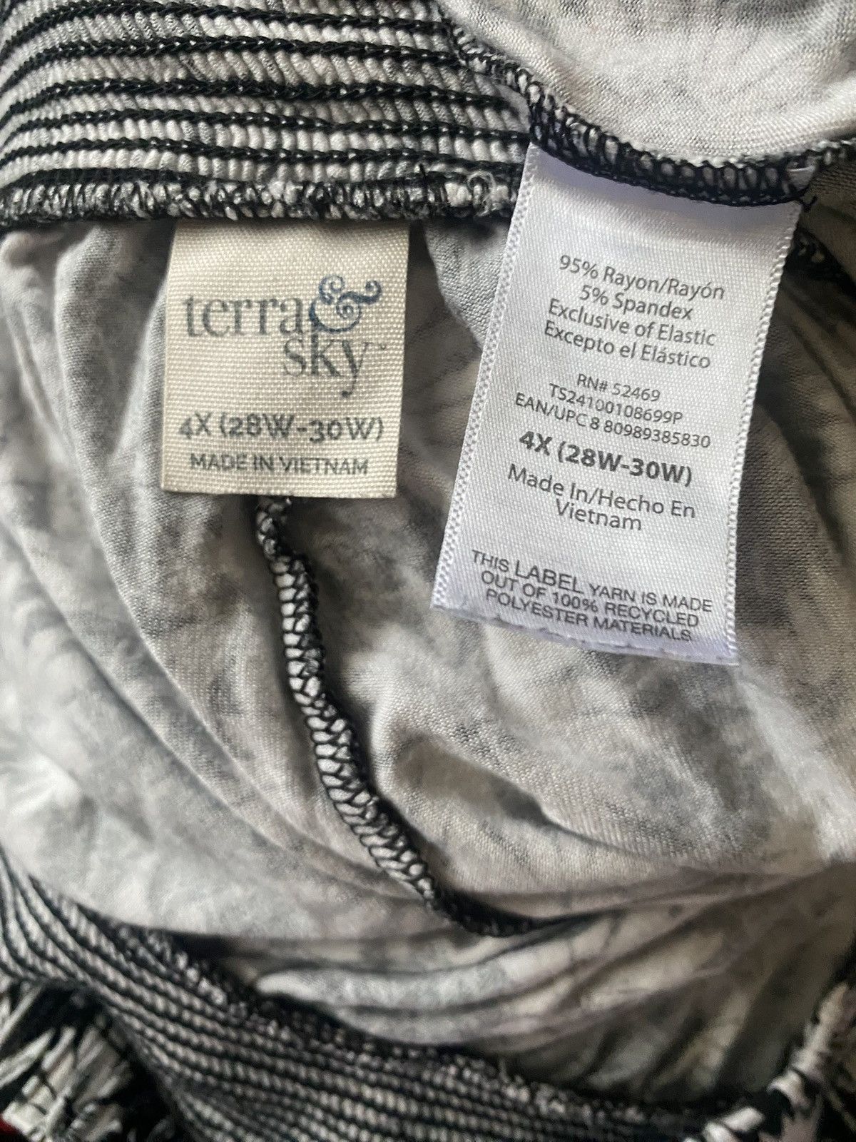 Vintage Terra & Sky (Size: 4x (28w / 30w) Size 42" / US 20 - 2 Thumbnail