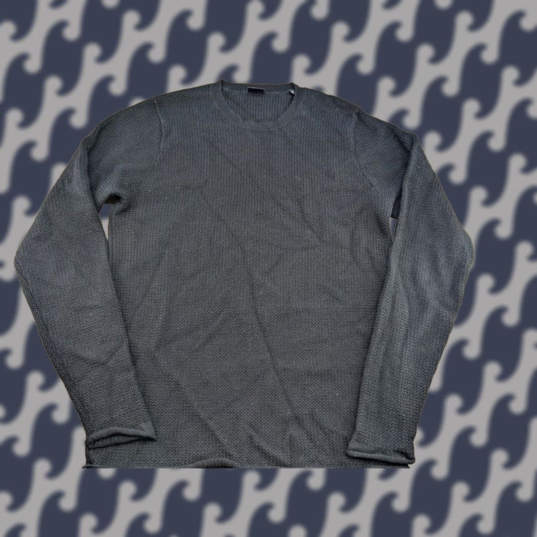 Paul Smith Paul Smith Mens Sweater Knitted Jumper 100% Wool Black Long Sleeve Size M Pullover Adults Regular Knit 80s Theme Size US M / EU 48-50 / 2 - 1 Thumbnail