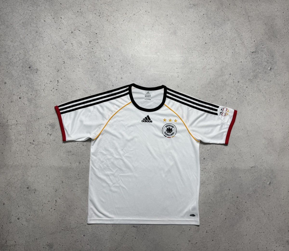 Adidas Adidas Germany Deutschland 2005/2007 Vintage Soccer Jersey Size US L / EU 52-54 / 3 - 1 Thumbnail