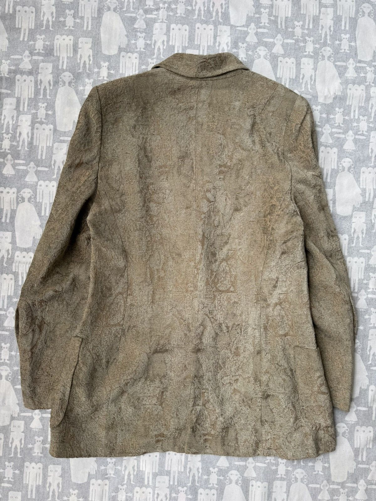 Ann Demeulemeester Ann Demeulemeester AW94 Brocade Lurex Gold Blazer Size S / US 4 / IT 40 - 5 Thumbnail