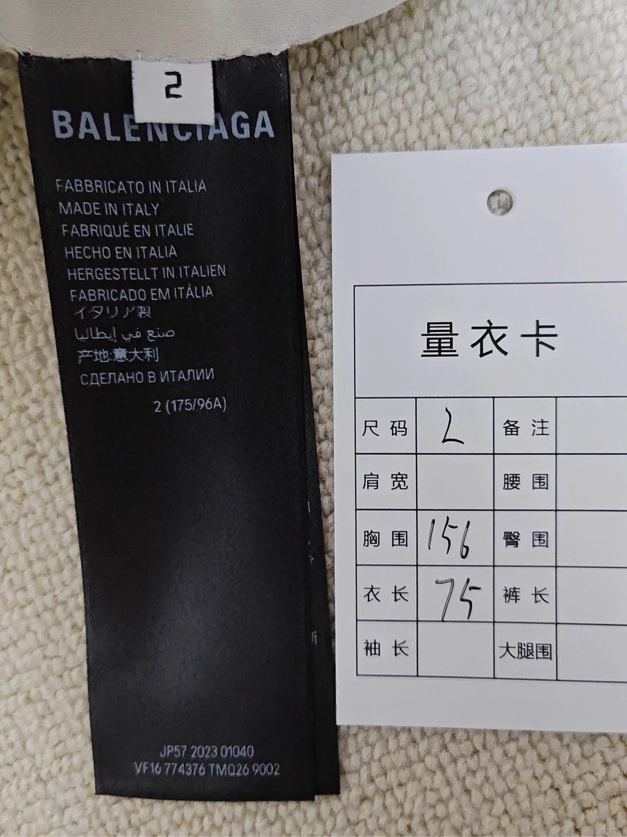 Balenciaga Balenciaga 23FW Teddy Lamb Fleece Logo Lapel Collar Puffer Size M / US 6-8 / IT 42-44 - 5 Thumbnail