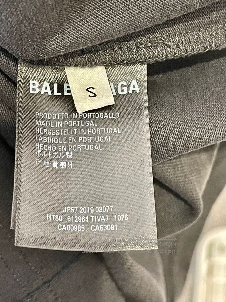 Balenciaga Balenciaga Capital X print loose fit black short sleeve T- Size US S / EU 44-46 / 1 - 5 Thumbnail