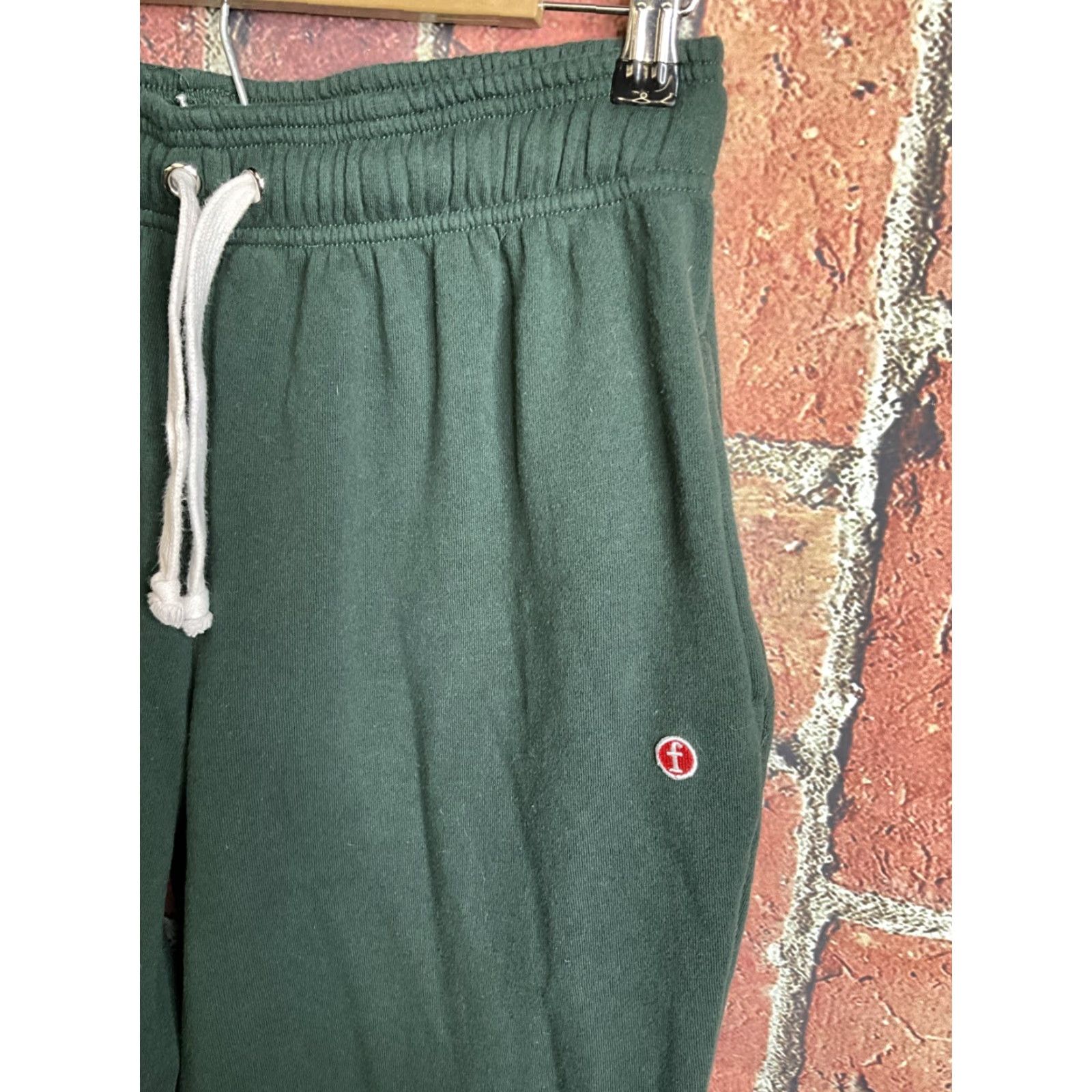 TEE JAYS Feejays Unisex Footed Sweatpants Pajama Pants M Green Footie Lounge Pants Mens Size US 31 - 2 Thumbnail