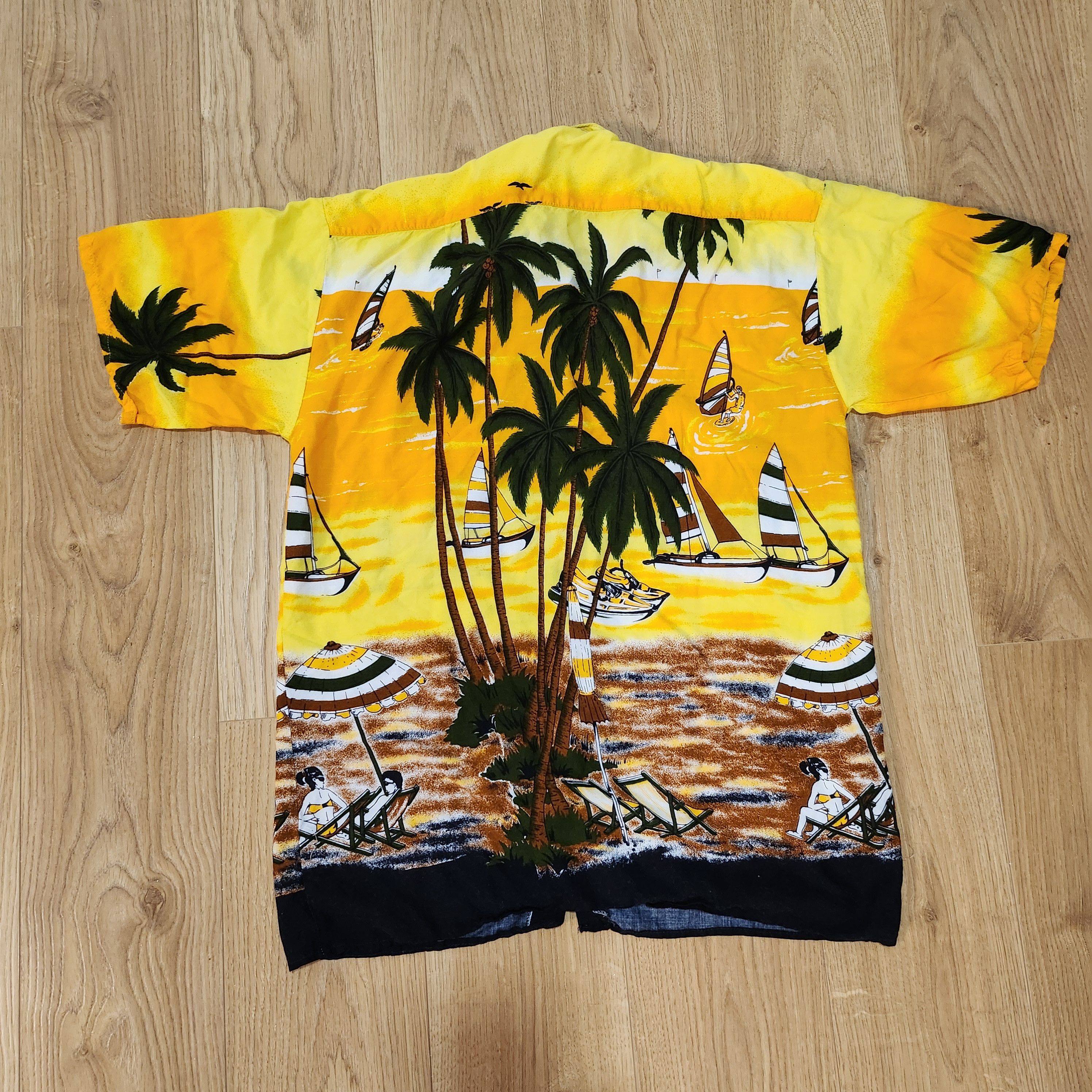 Other × Vintage Alain Delon Beach Shirt Size US M / EU 48-50 / 2 - 5 Thumbnail