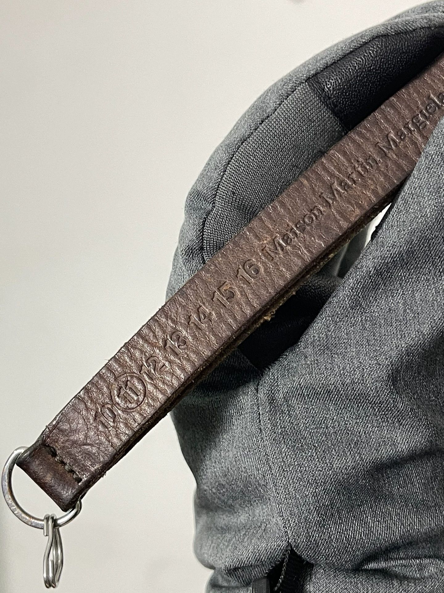 Maison Margiela Maison Martin Margiela Leather Keychain Size ONE SIZE - 1 Thumbnail