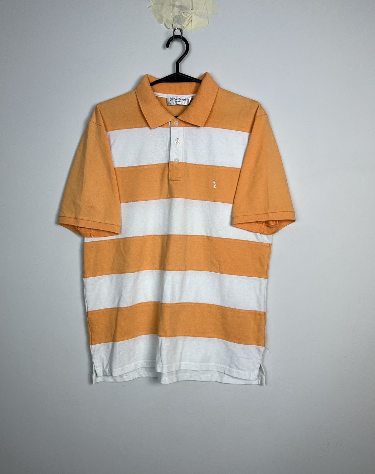 Yves Saint Laurent Polo Shirt Yves Saint Laurent Small Logo Size US L / EU 52-54 / 3 - 1 Thumbnail