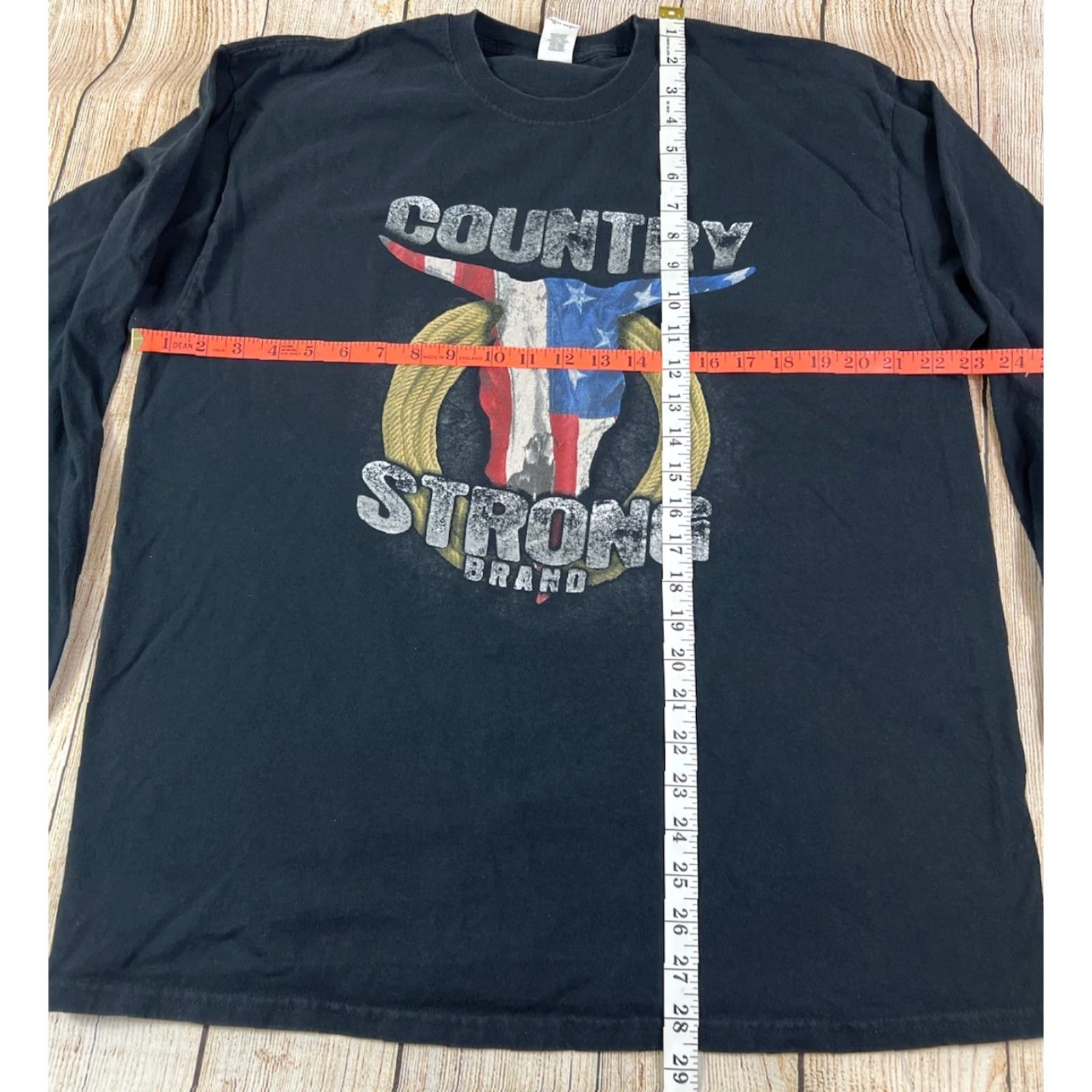 J Brand Country Strong Longsleeve T Shirt XL Black Bull Graphic Southwestern Style Men Shirt Size US XL / EU 56 / 4 - 3 Thumbnail