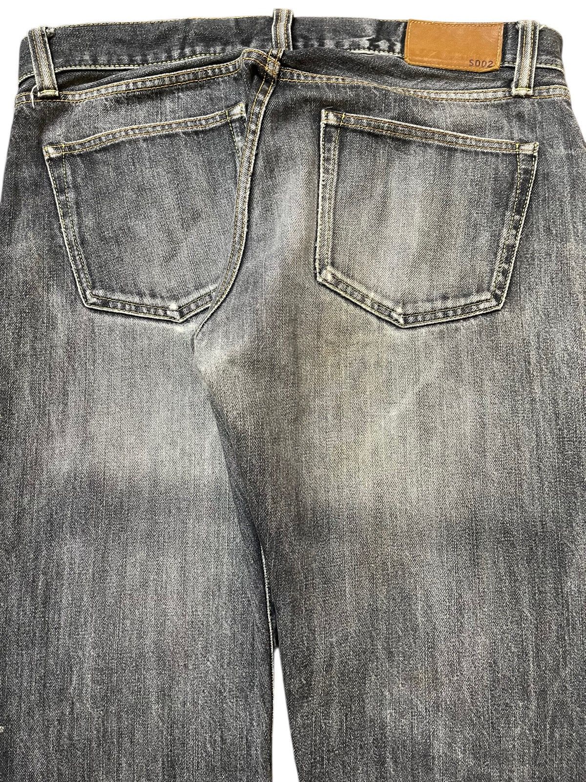 Uniqlo Vintage Japanese Uniqlo Selvedge Faded Stone Wash Distressed Size US 35 - 7 Thumbnail