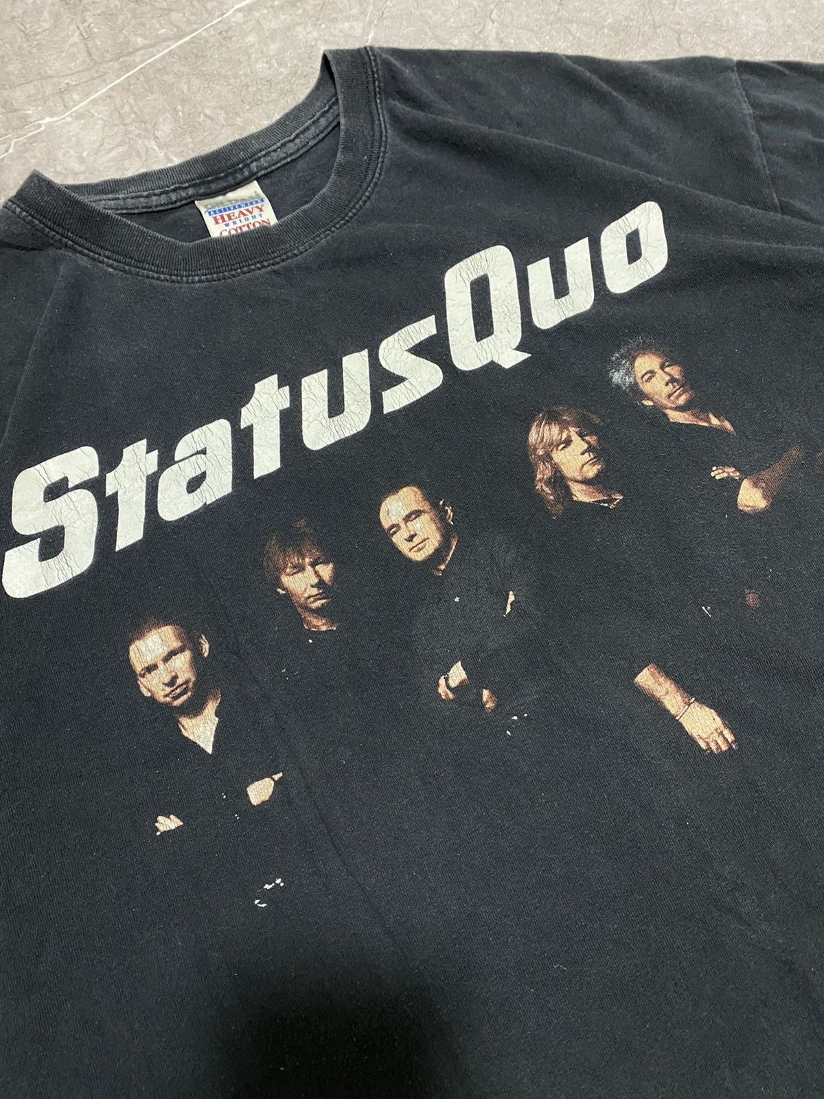 Band Tees × Vintage VTG Status Quo Heavy Traffic World Tour T Shirt Summer 2003 Size US XL / EU 56 / 4 - 4 Thumbnail