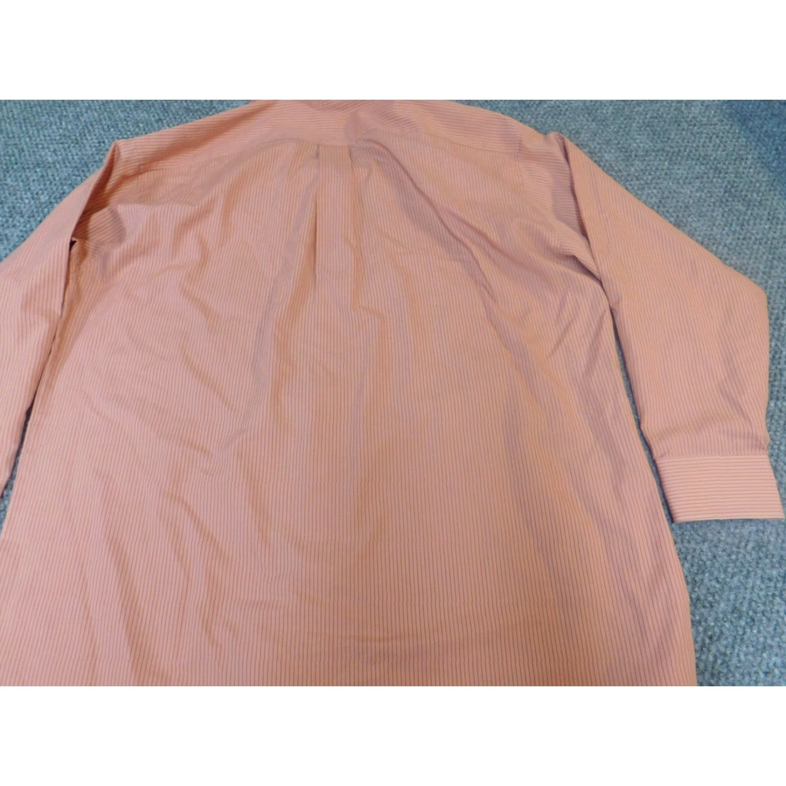 Stafford Stafford Shirt Mens Button-Up 17 Striped Pink Cotton Long Sleeve Collared Button-Down Modern - Size US XL / EU 56 / 4 - 6 Thumbnail
