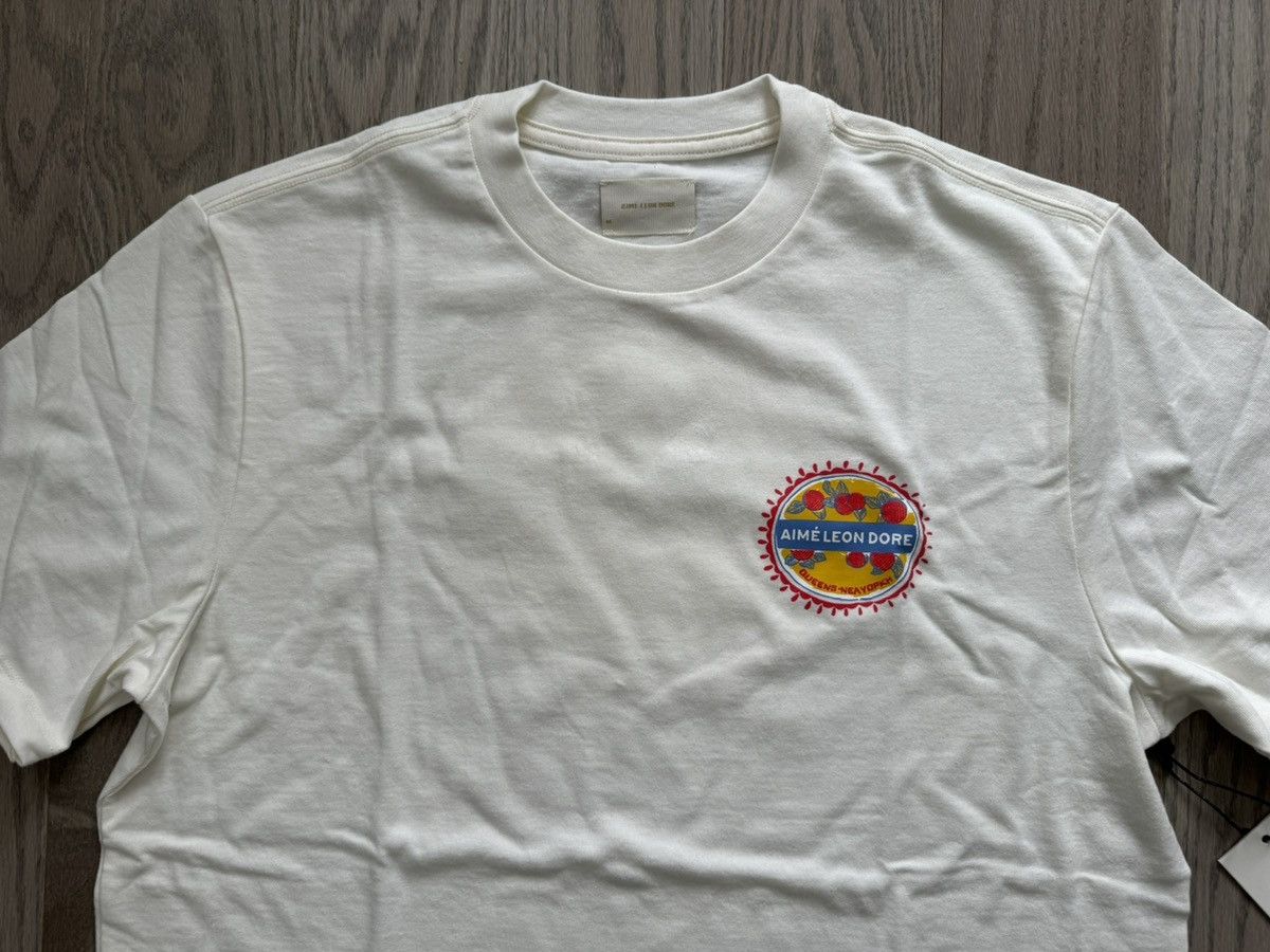 Aime Leon Dore Aime Leon Dore Greek NY Tomato Plant T-Shirt White Size US M / EU 48-50 / 2 - 2 Thumbnail