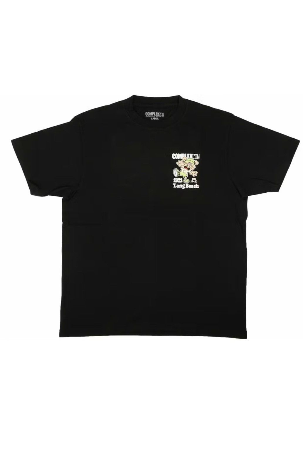 Verdy ComplexCon 2022 Long Beach Tee Black XL Deadstock Size US XL / EU 56 / 4 - 1 Thumbnail