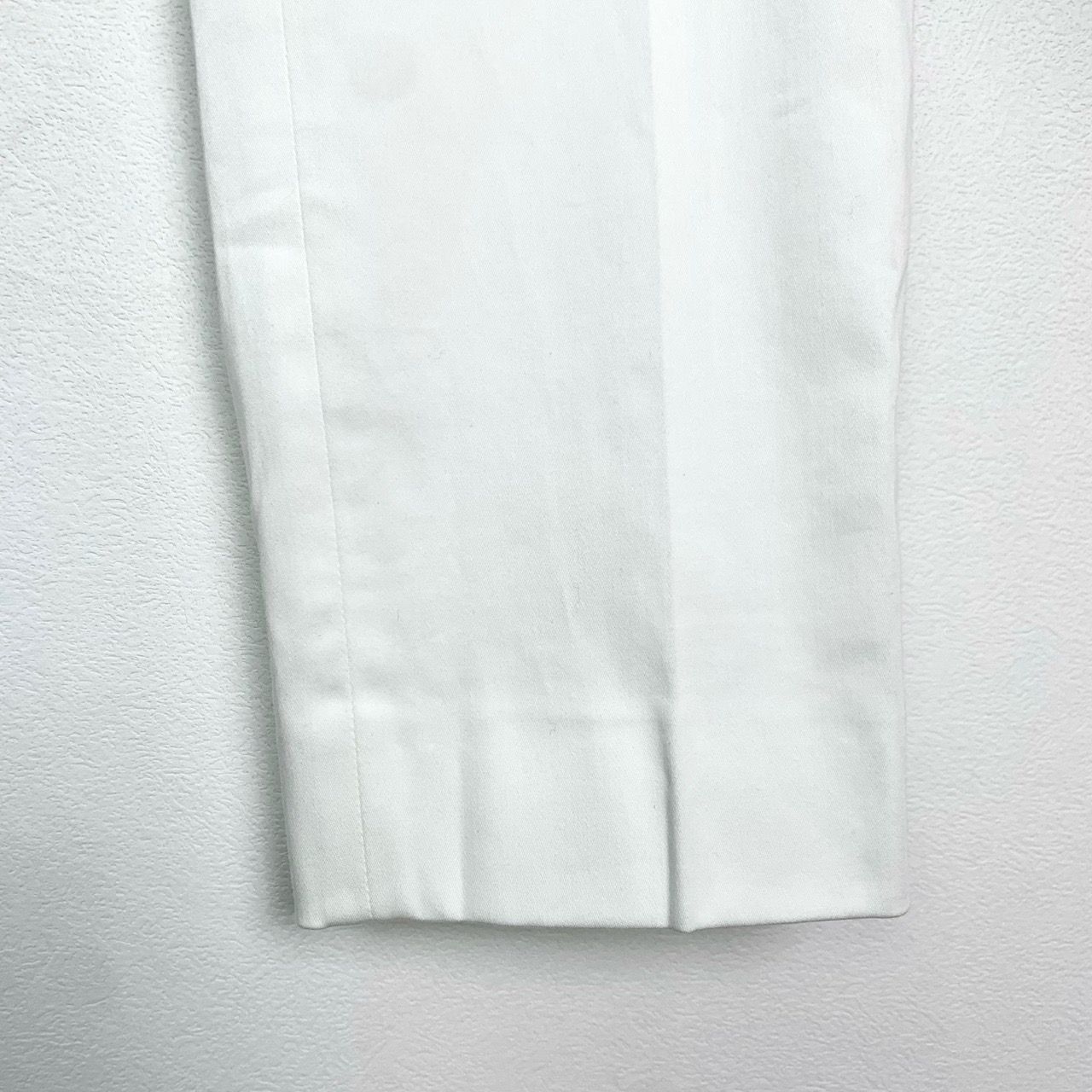 Max Mara [Maxmara] Mid-Rise Straight-Leg Trousers 44 White Size 30" / US 8 / IT 44 - 6 Thumbnail