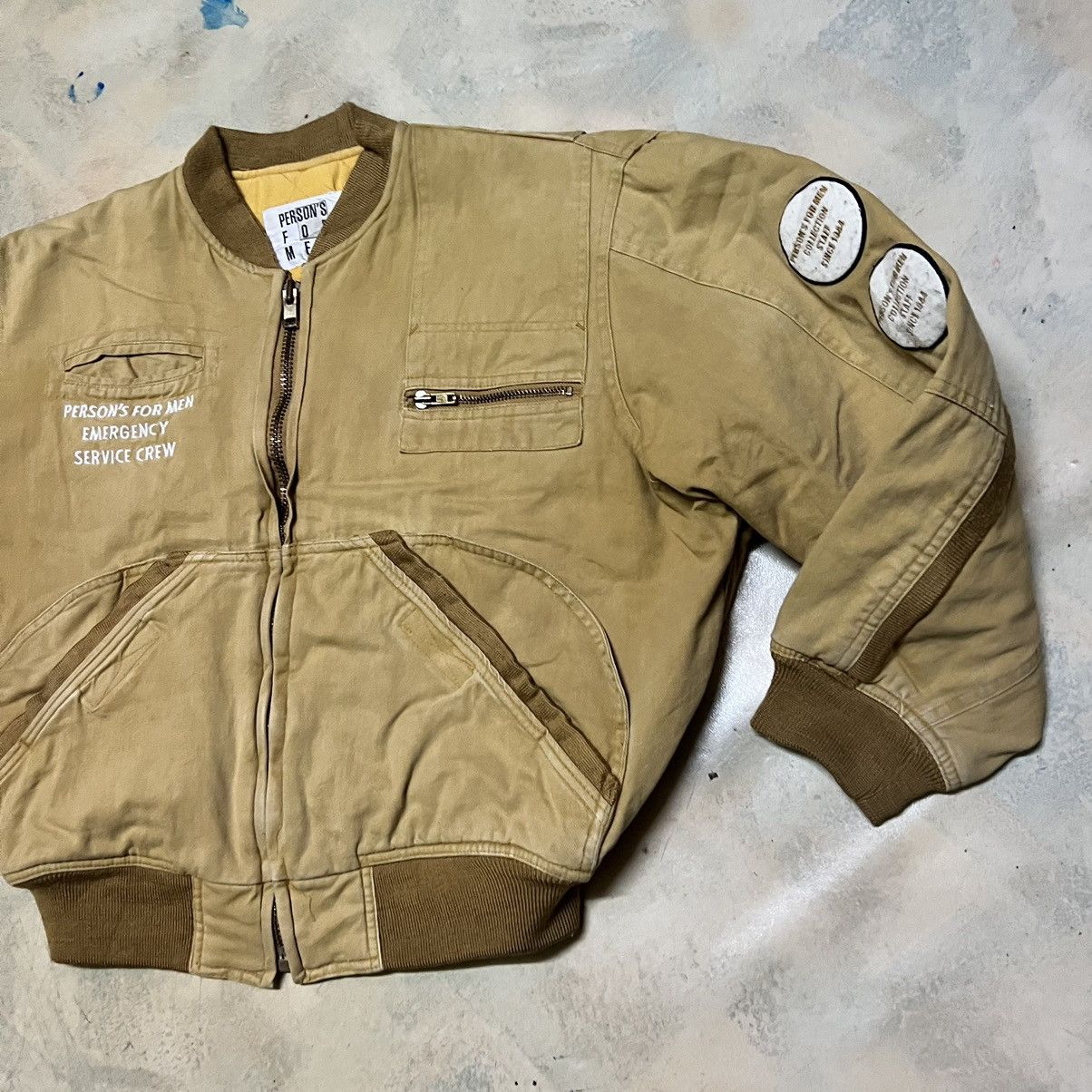 Japanese Brand Person’s For Men Big Logo Bomber Jacket Size US M / EU 48-50 / 2 - 3 Thumbnail