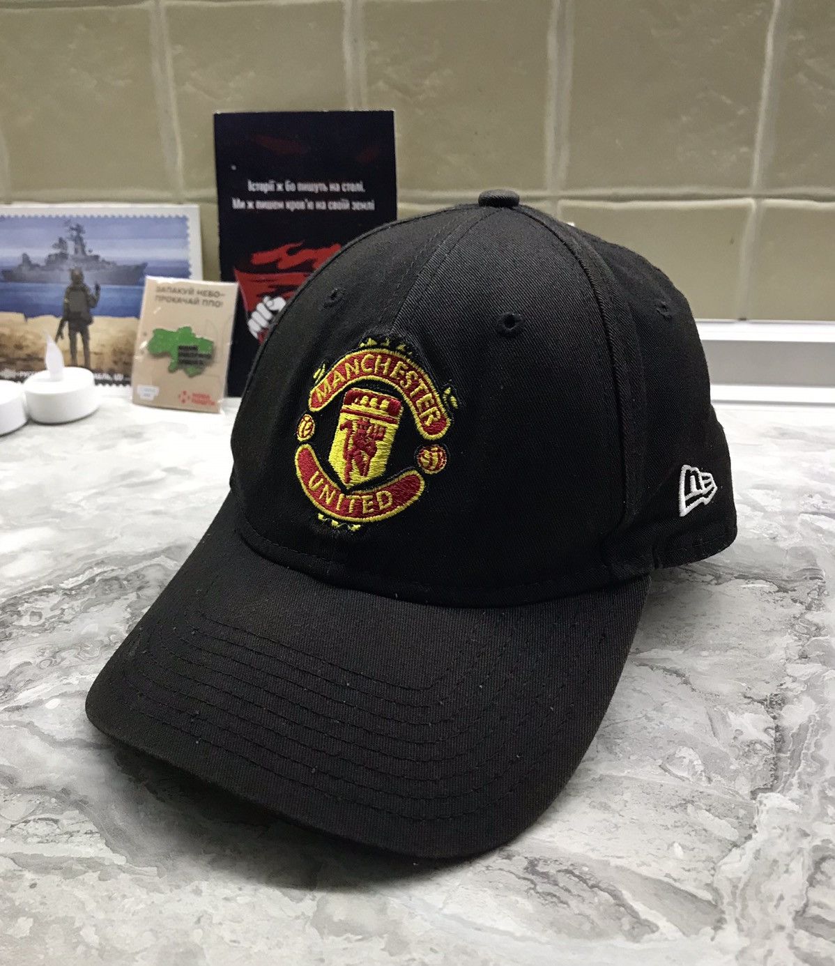New Era New Era Manchester United Baseball Hat Black Size ONE SIZE - 1 Thumbnail