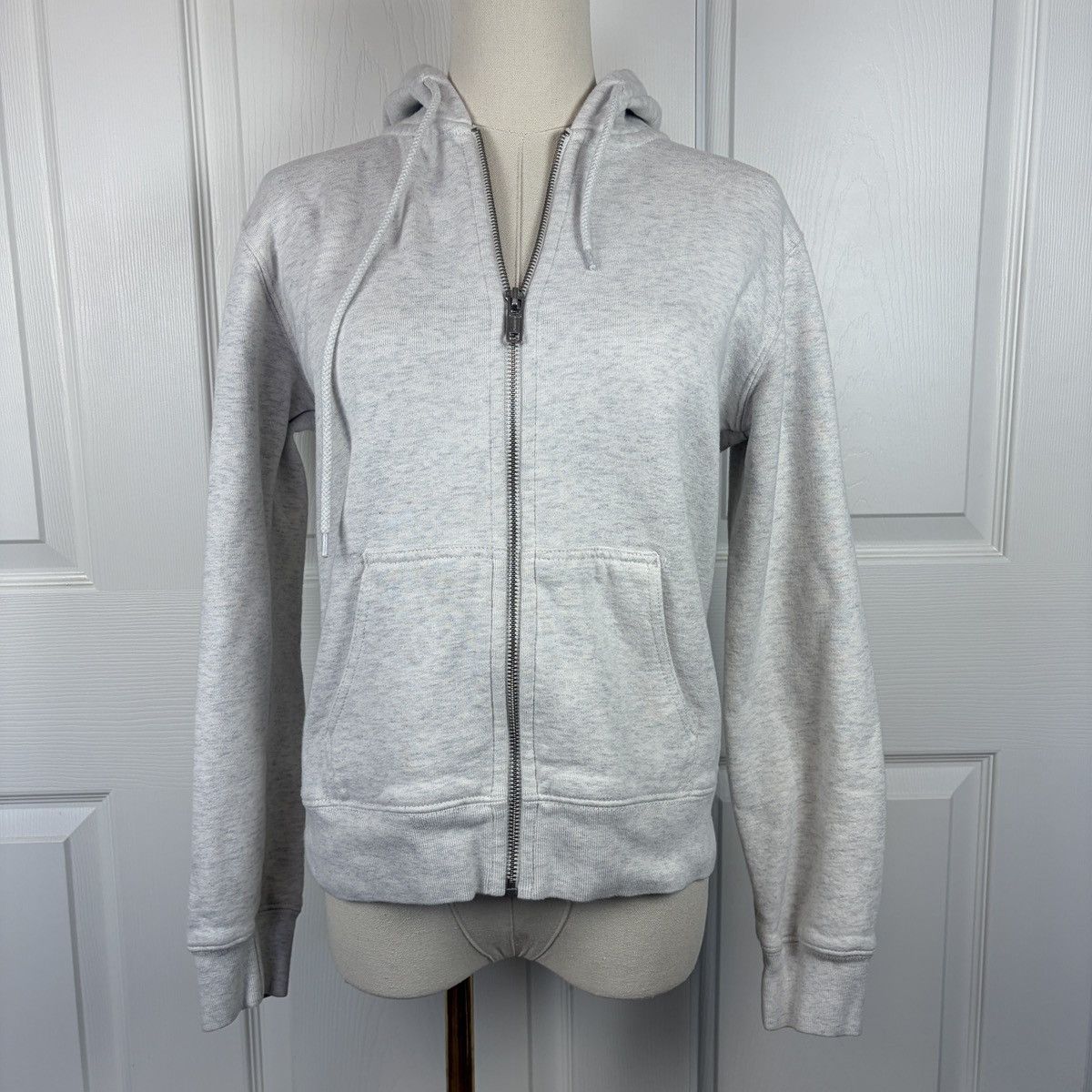 Brandy Melville John galt gray zip up hoodie Size ONE SIZE - 1 Thumbnail