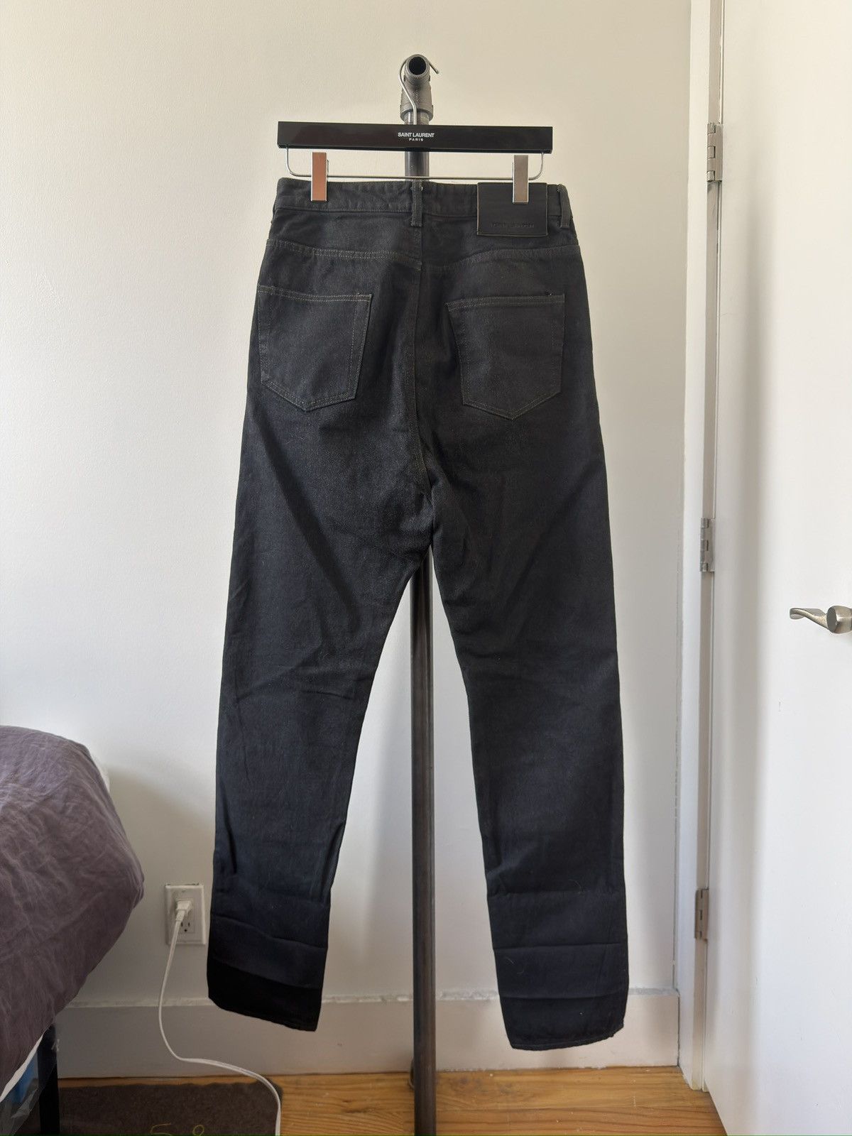 Rick Owens FW19 LARRY Waxed Collapse Cut Denim Size US 30 / EU 46 - 2 Thumbnail