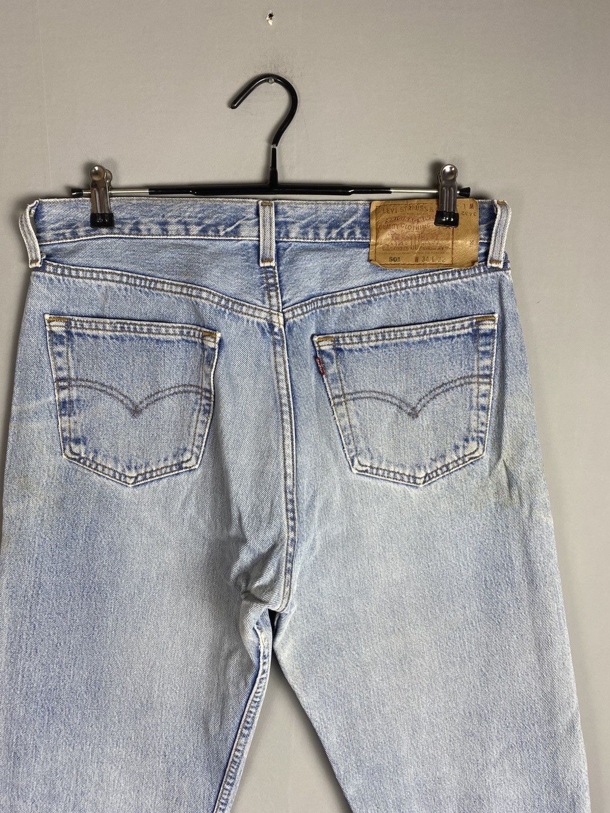 Levi's Vintage 90s Levi’s 501 jeans denim Size US 34 / EU 50 - 2 Thumbnail