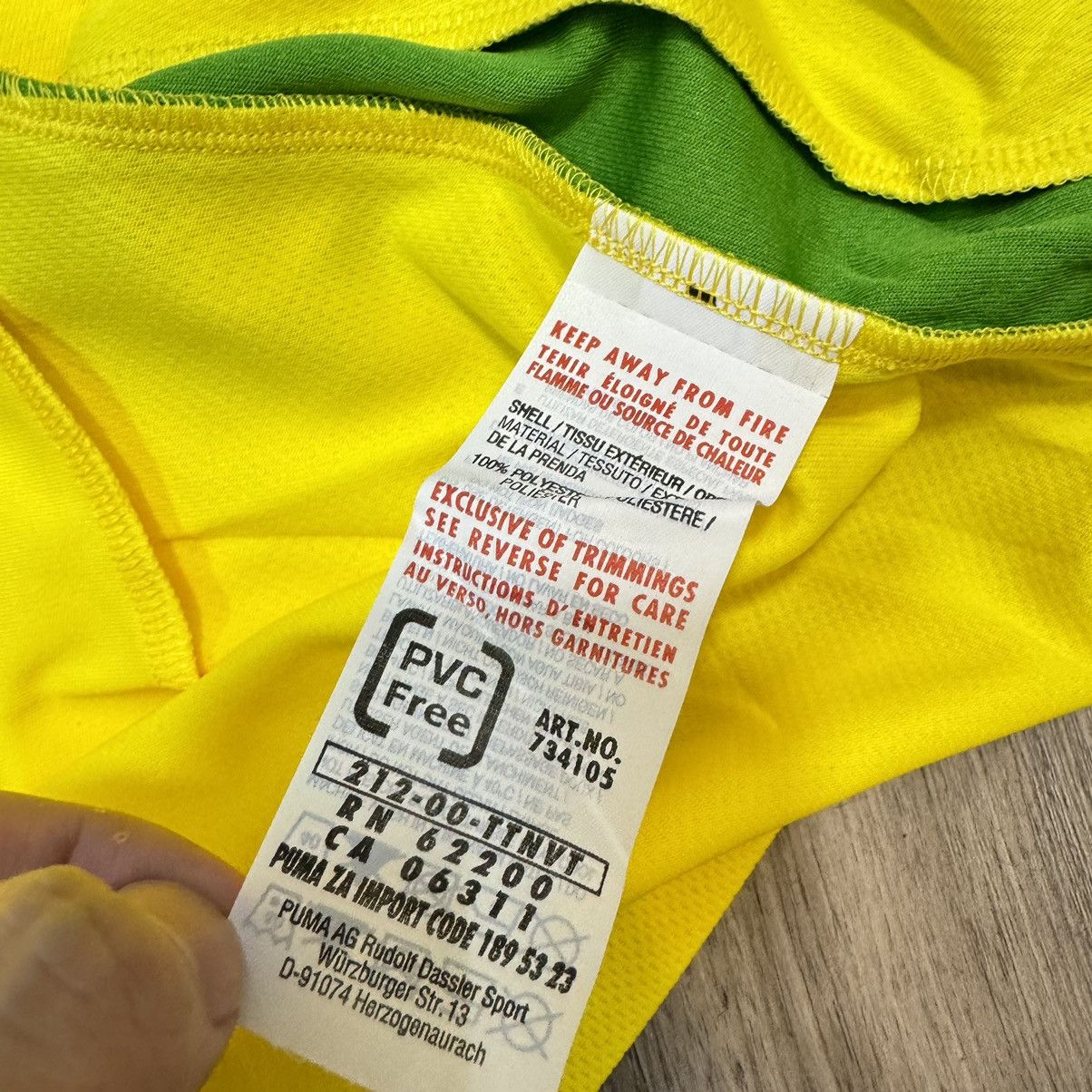 Puma Togo 08/09 home shirt (Bnwt) Size US L / EU 52-54 / 3 - 7 Thumbnail
