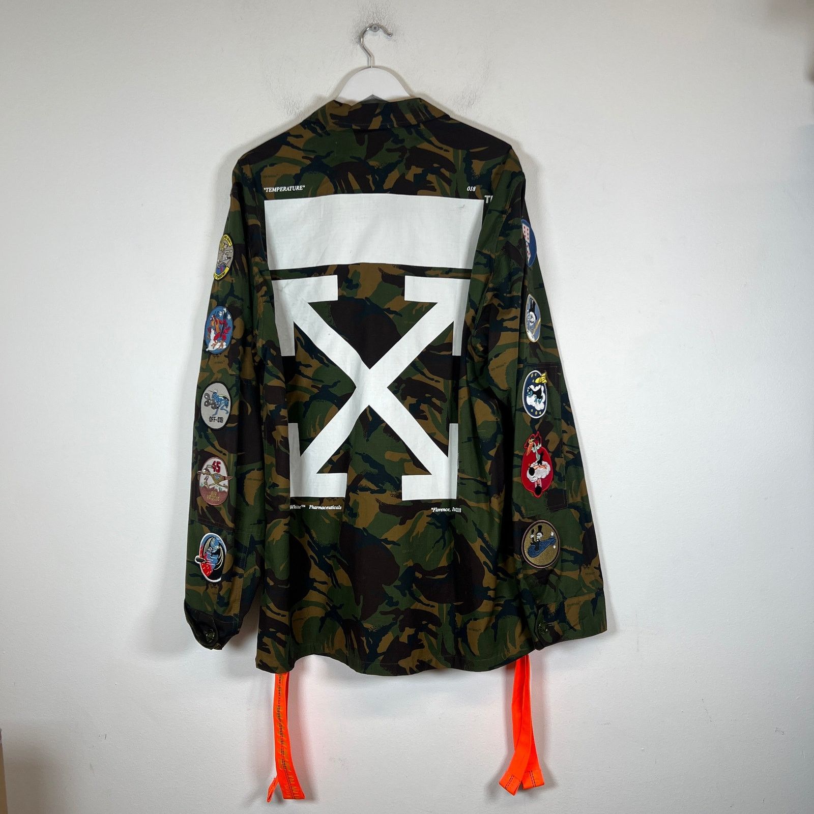 Off-White Off-White SS18 Camo Field Patches M-65 Cargo Jacket Size XXL Size US XXL / EU 58 / 5 - 2 Thumbnail