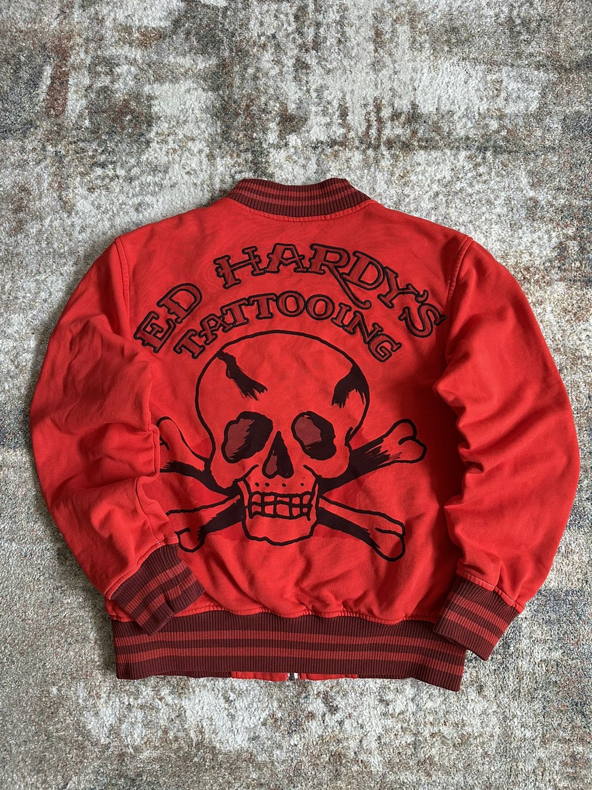 Affliction × Christian Audigier × Ed Hardy ☠️ Rare Ed Hardy by Christian Audiger Bomber Jacket Size US M / EU 48-50 / 2 - 1 Thumbnail